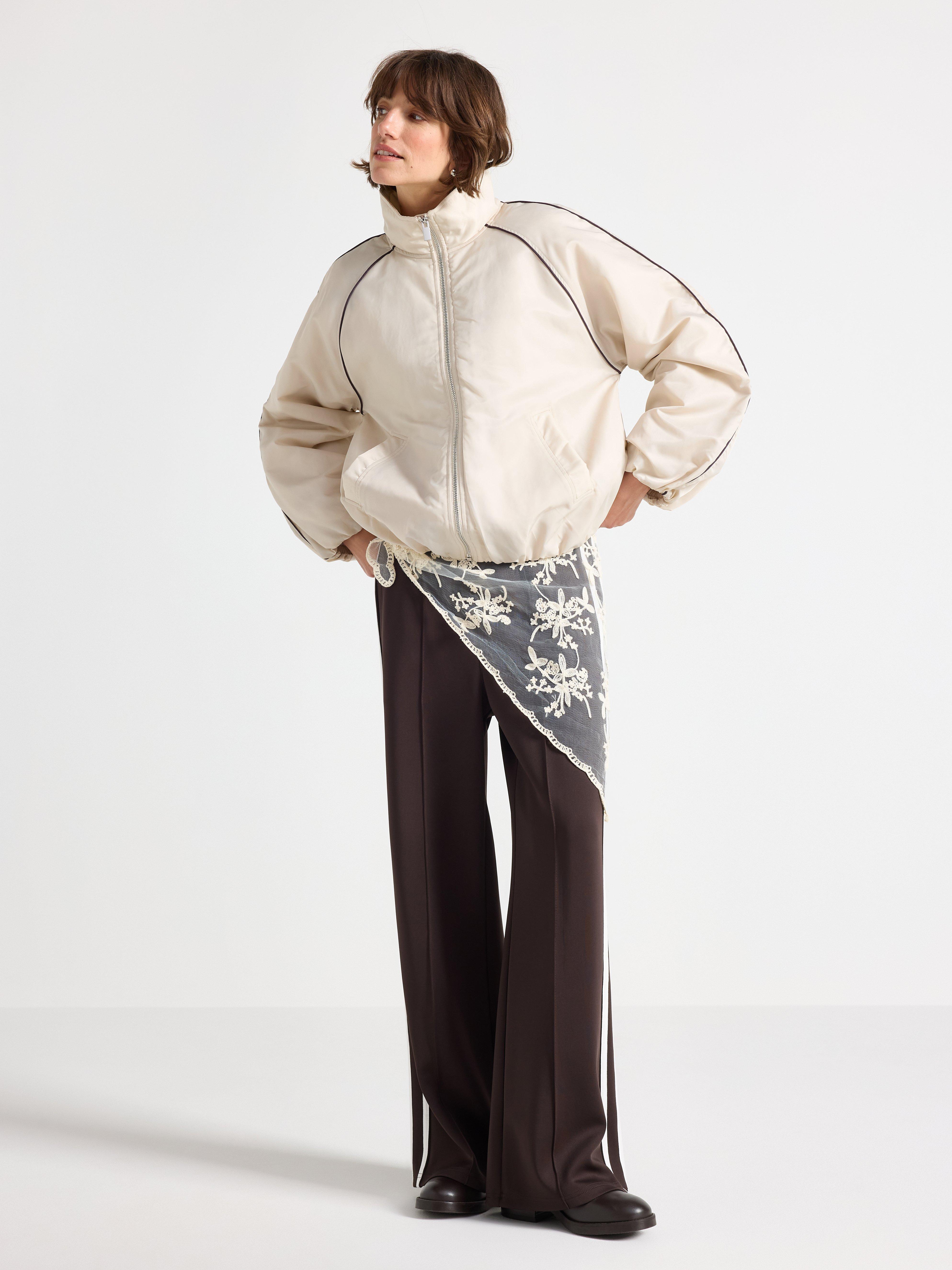 Bomber Jacket - Womens Wear - Beige