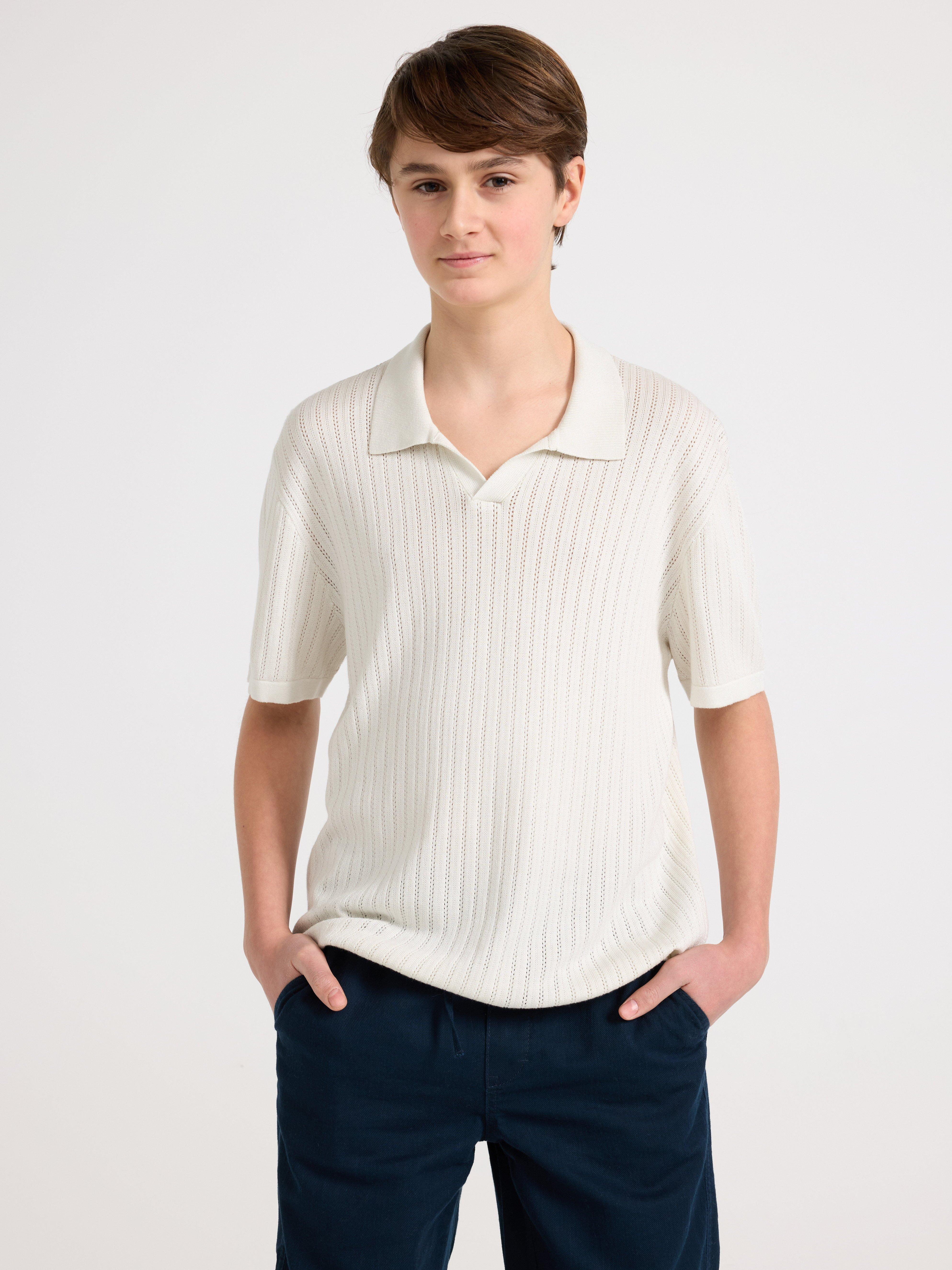 Top - Kids Wear - White