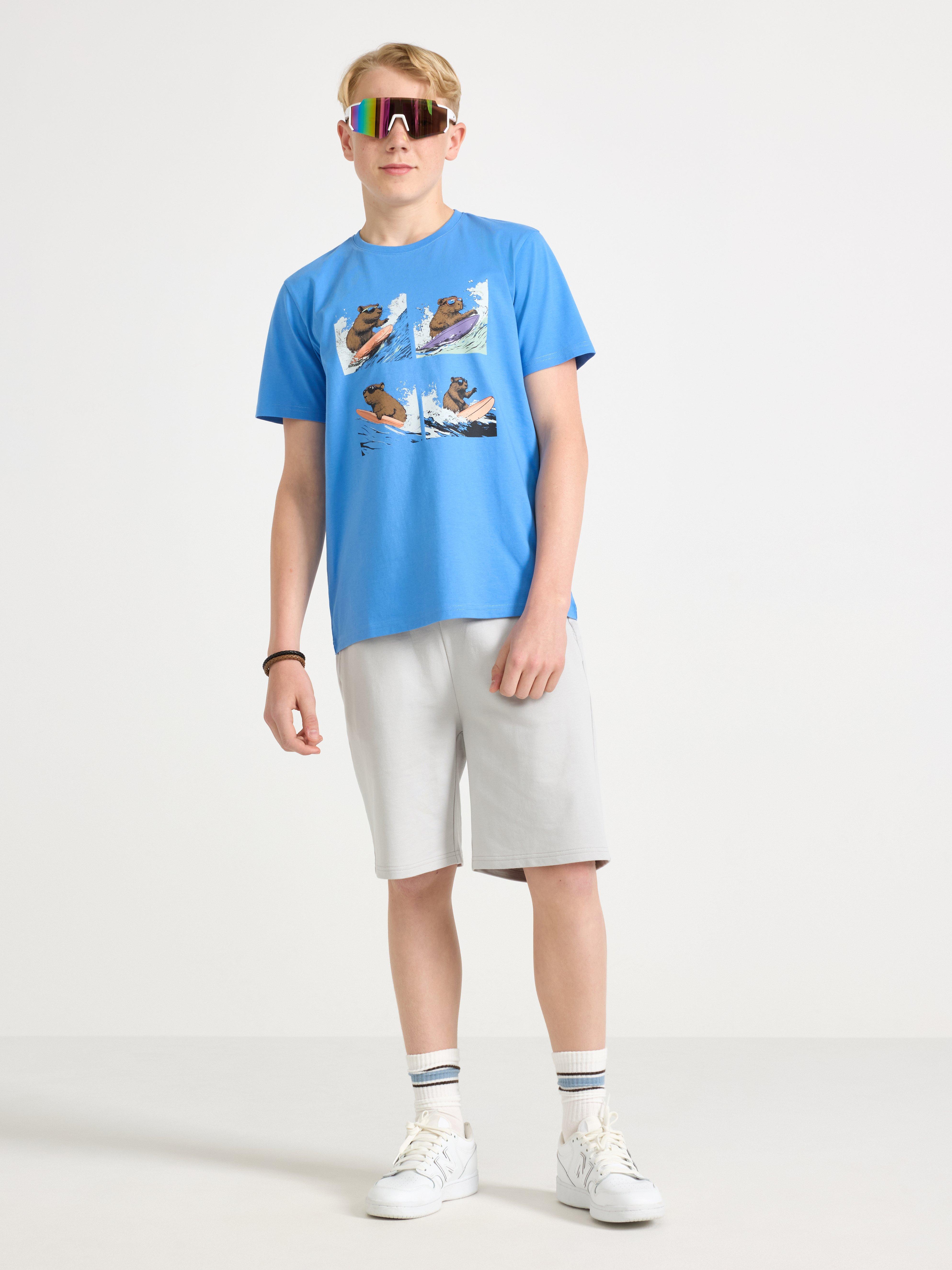 Shorts - Barn - Grå