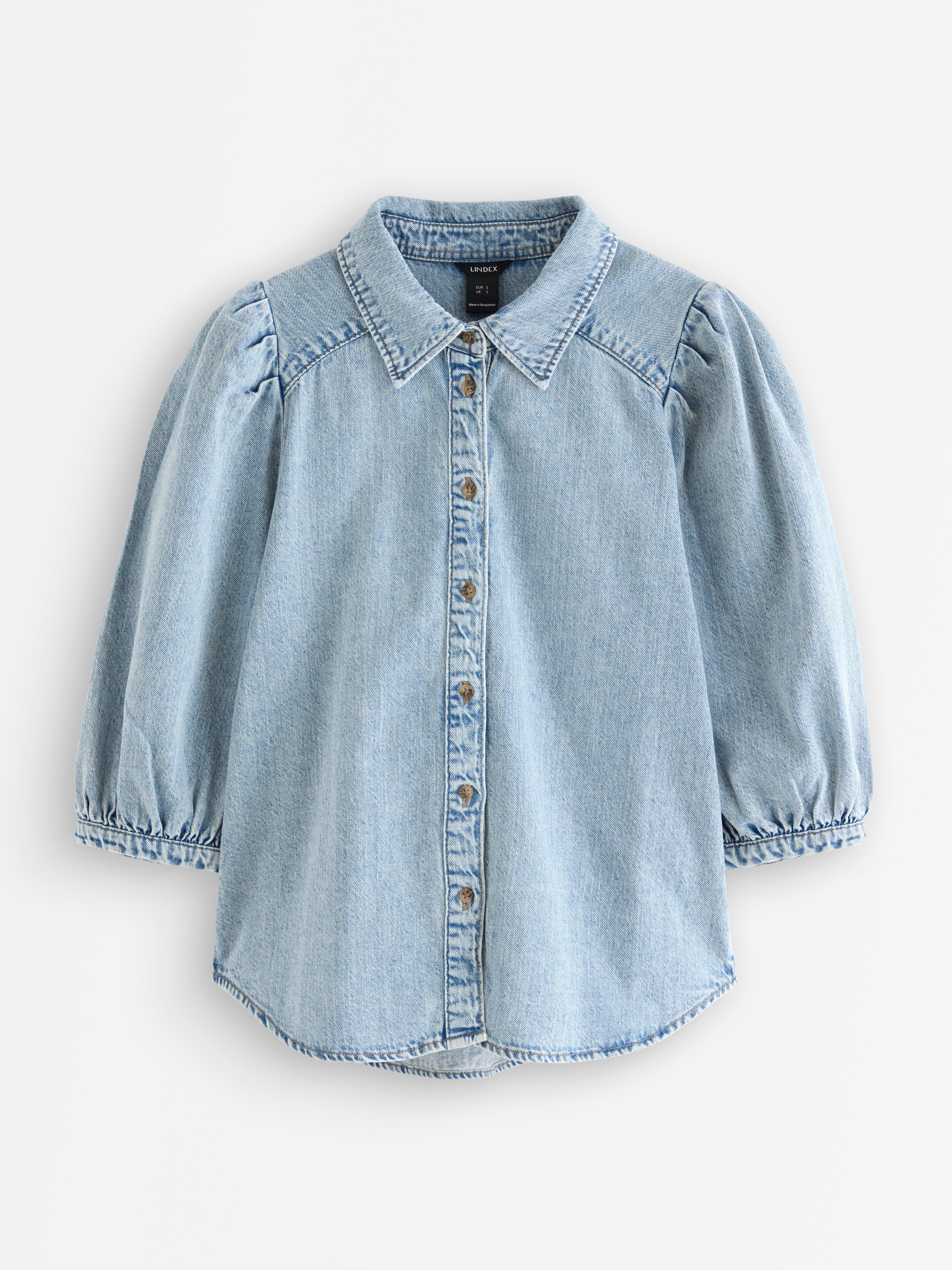 Bluse - Dame - Blank