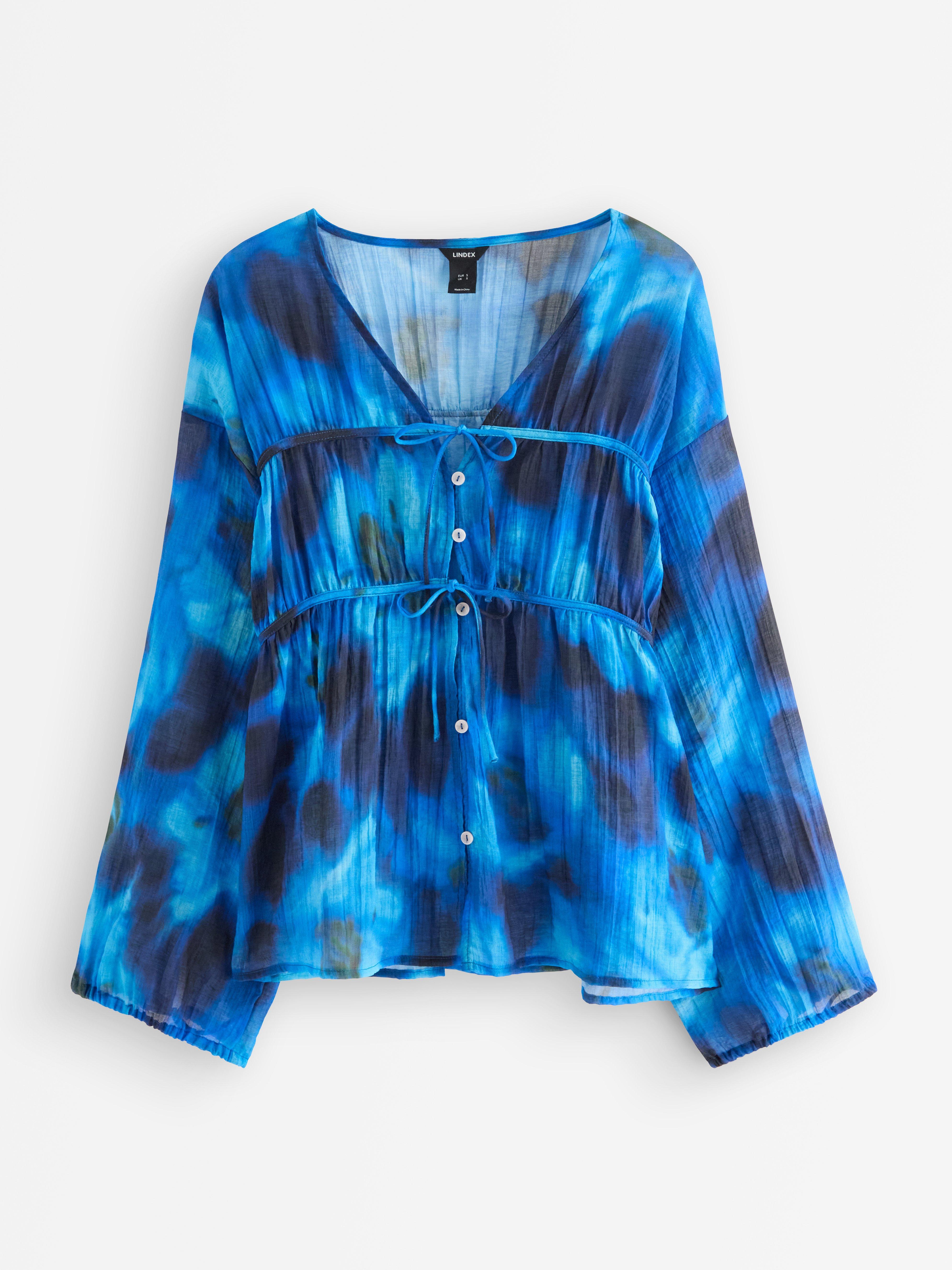 Bluse - Dame - Blå