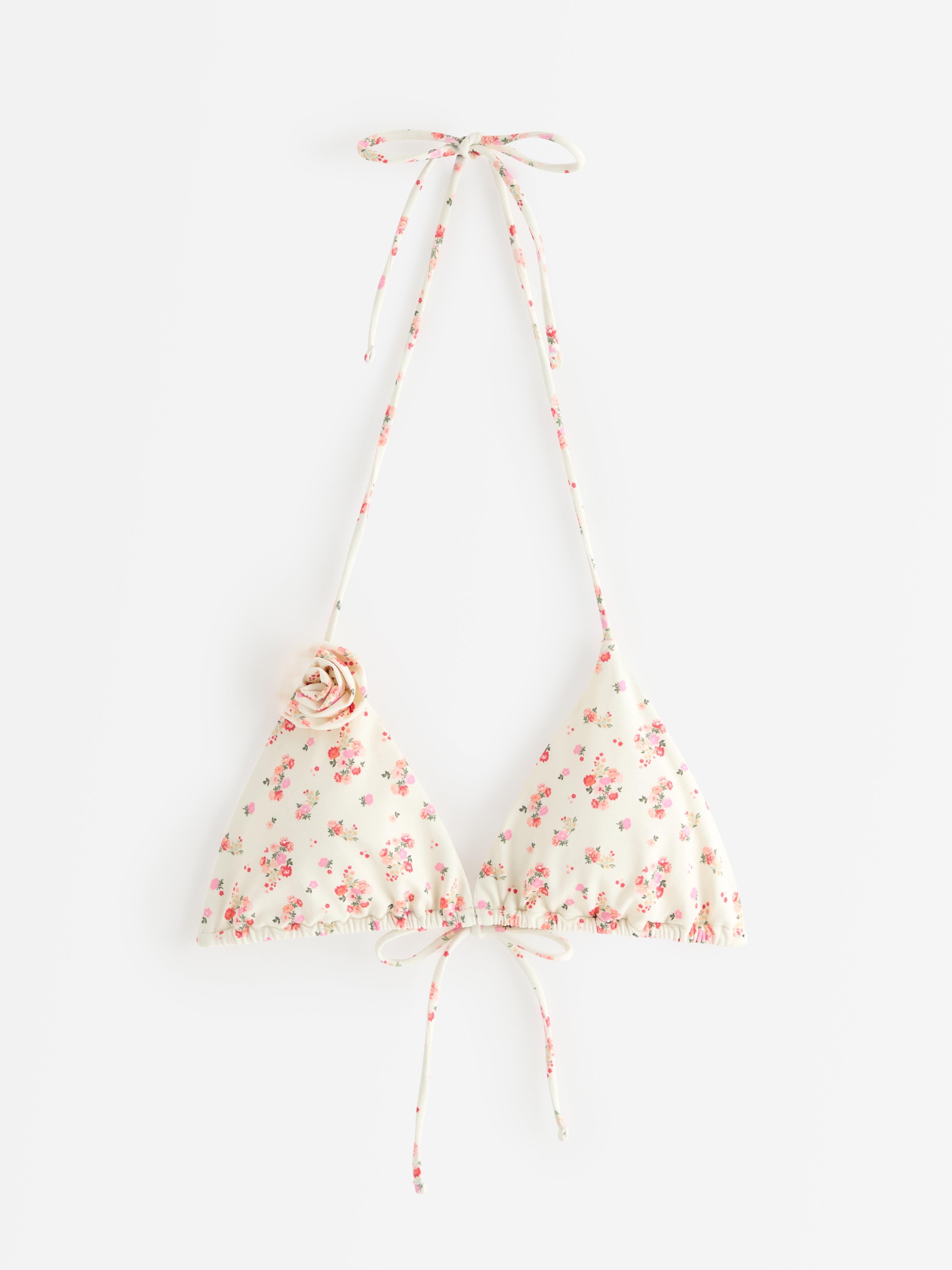 Trojuholníková podprsenka - Spodná bielizeň - Ružová