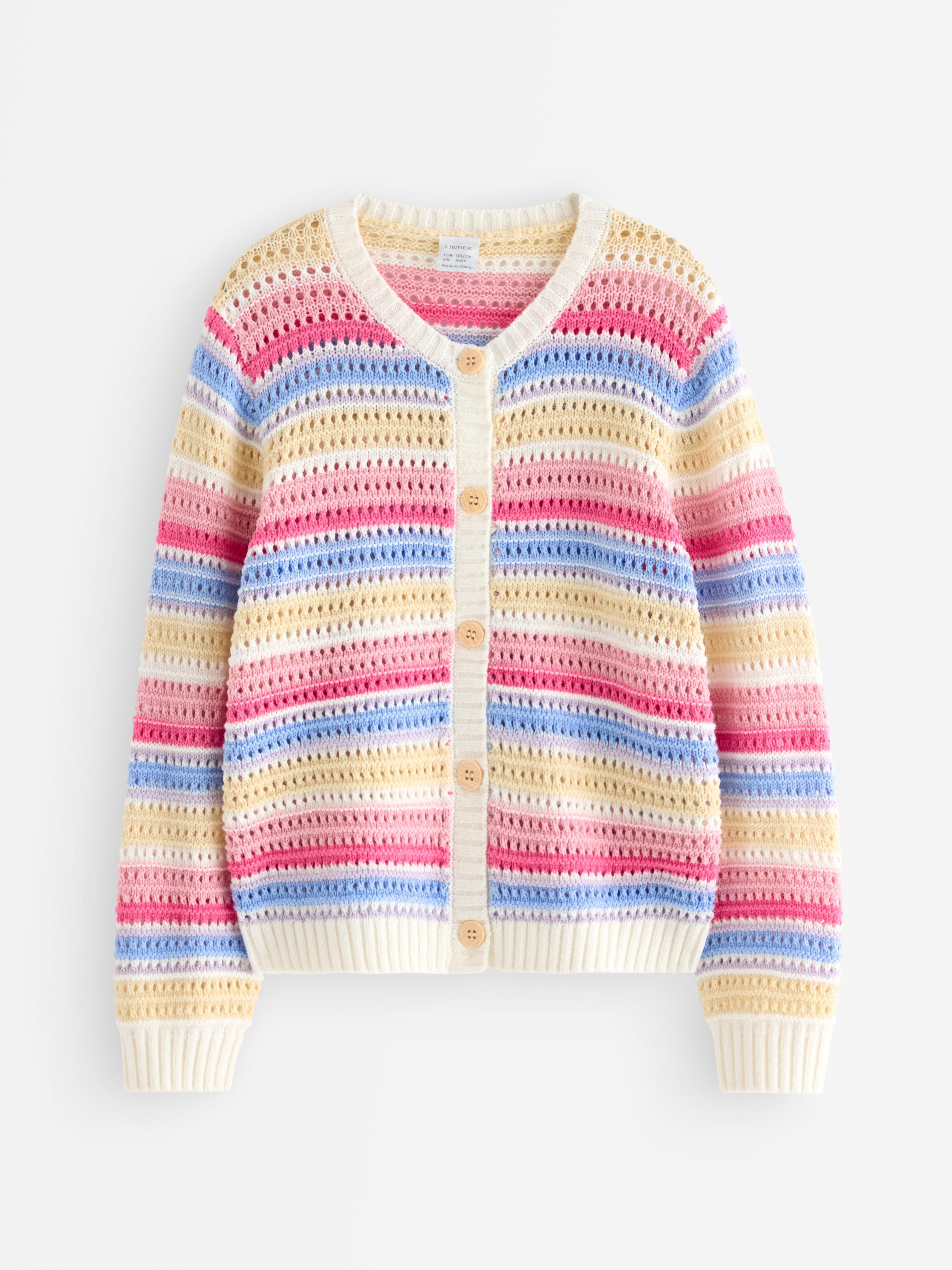 Cardigan - Børn - Hvid