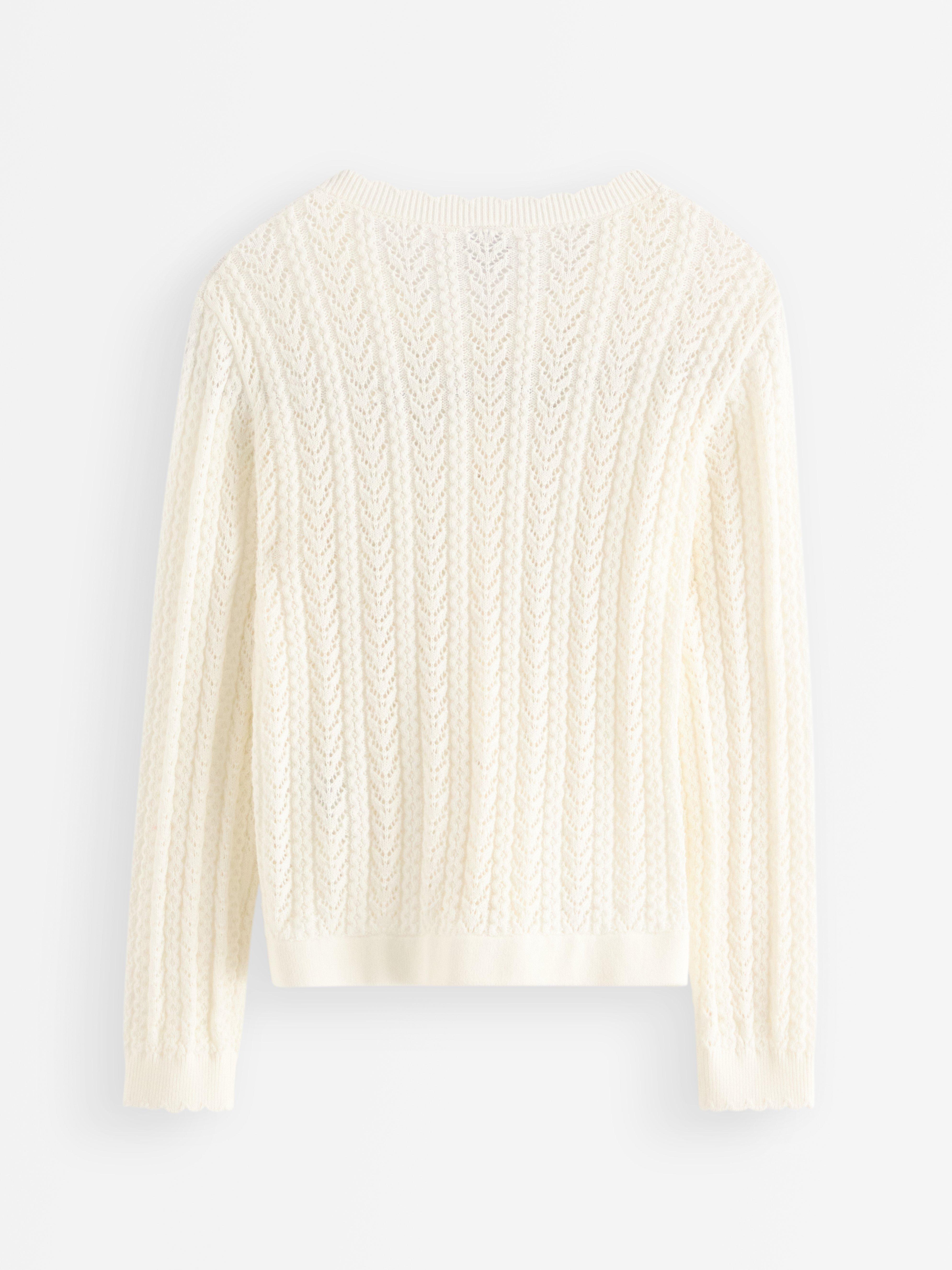 Cardigan - Børn - Hvid