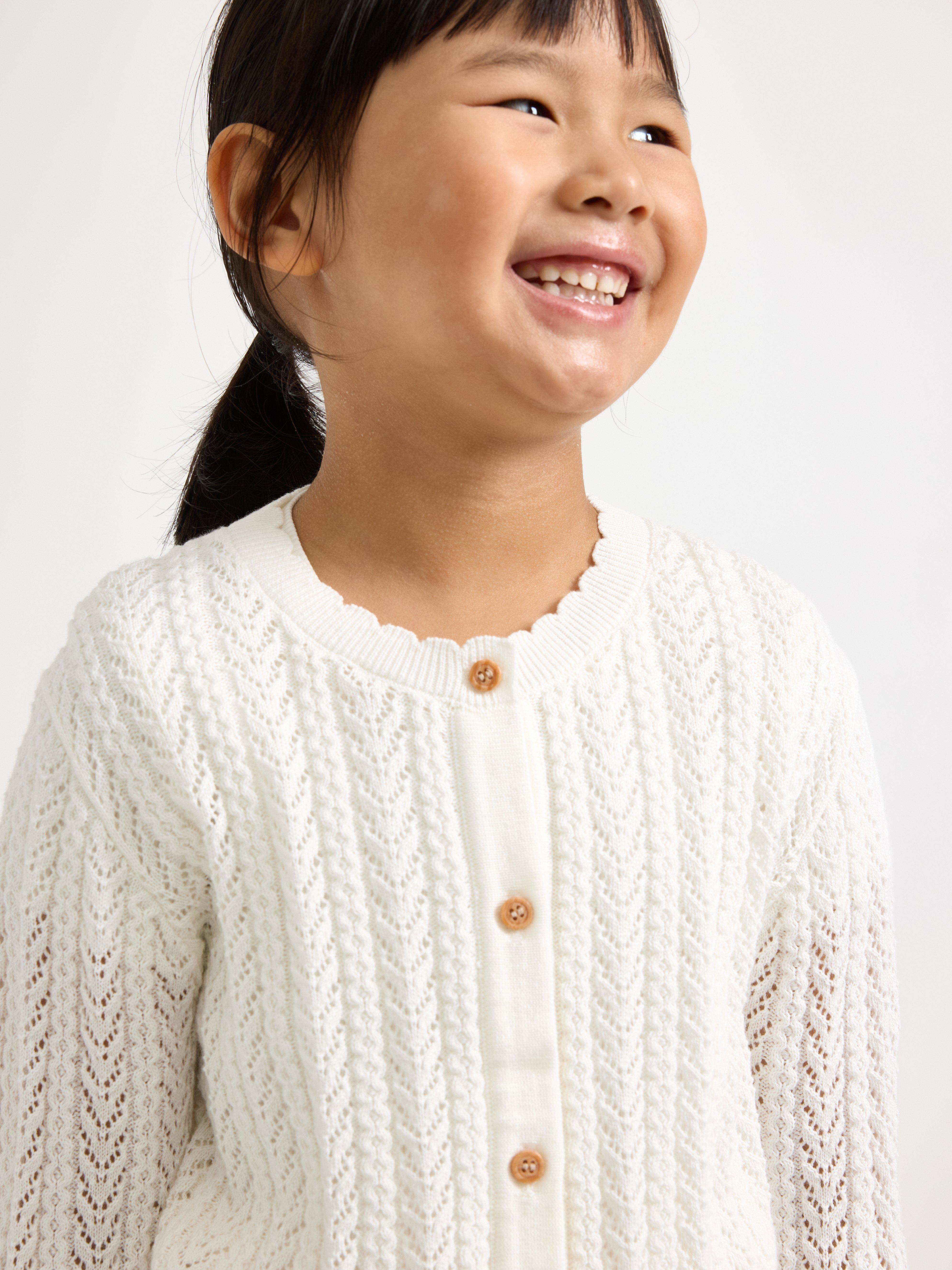 Cardigan - Kids Wear - White