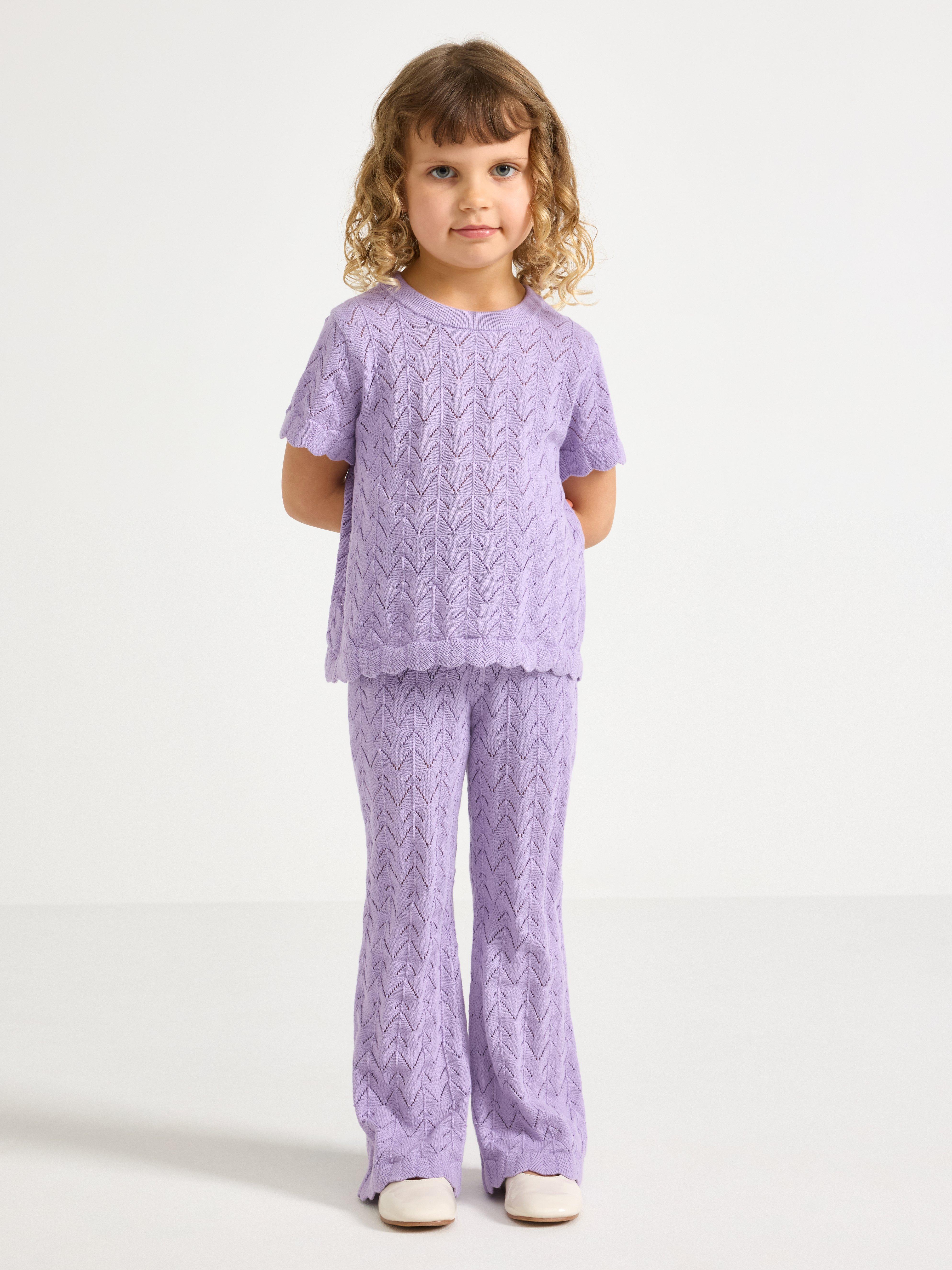 Gravidbukser - Barn - Lilla