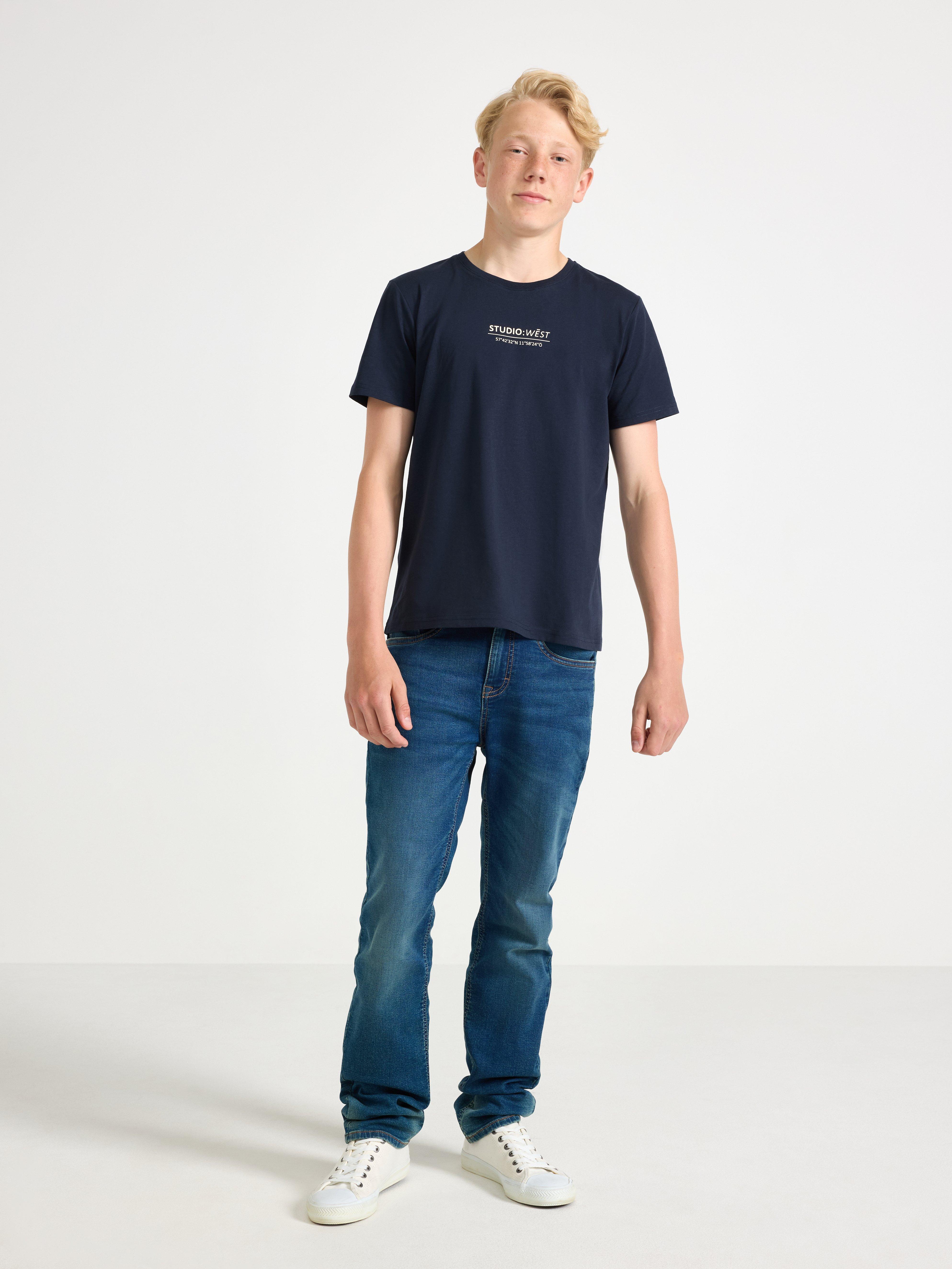 T-shirt - Barn - Blå