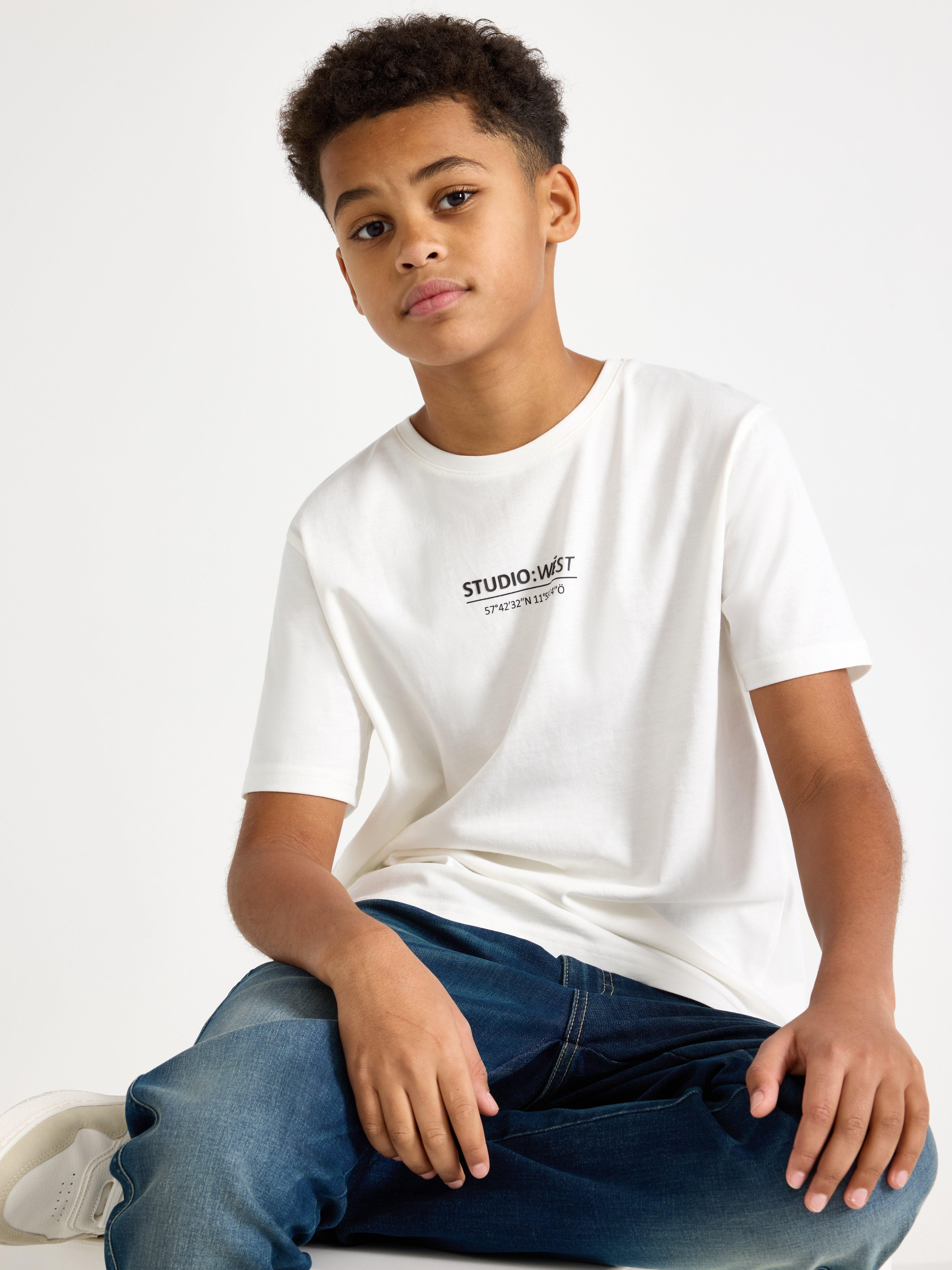 T-shirt - Barn - Vit