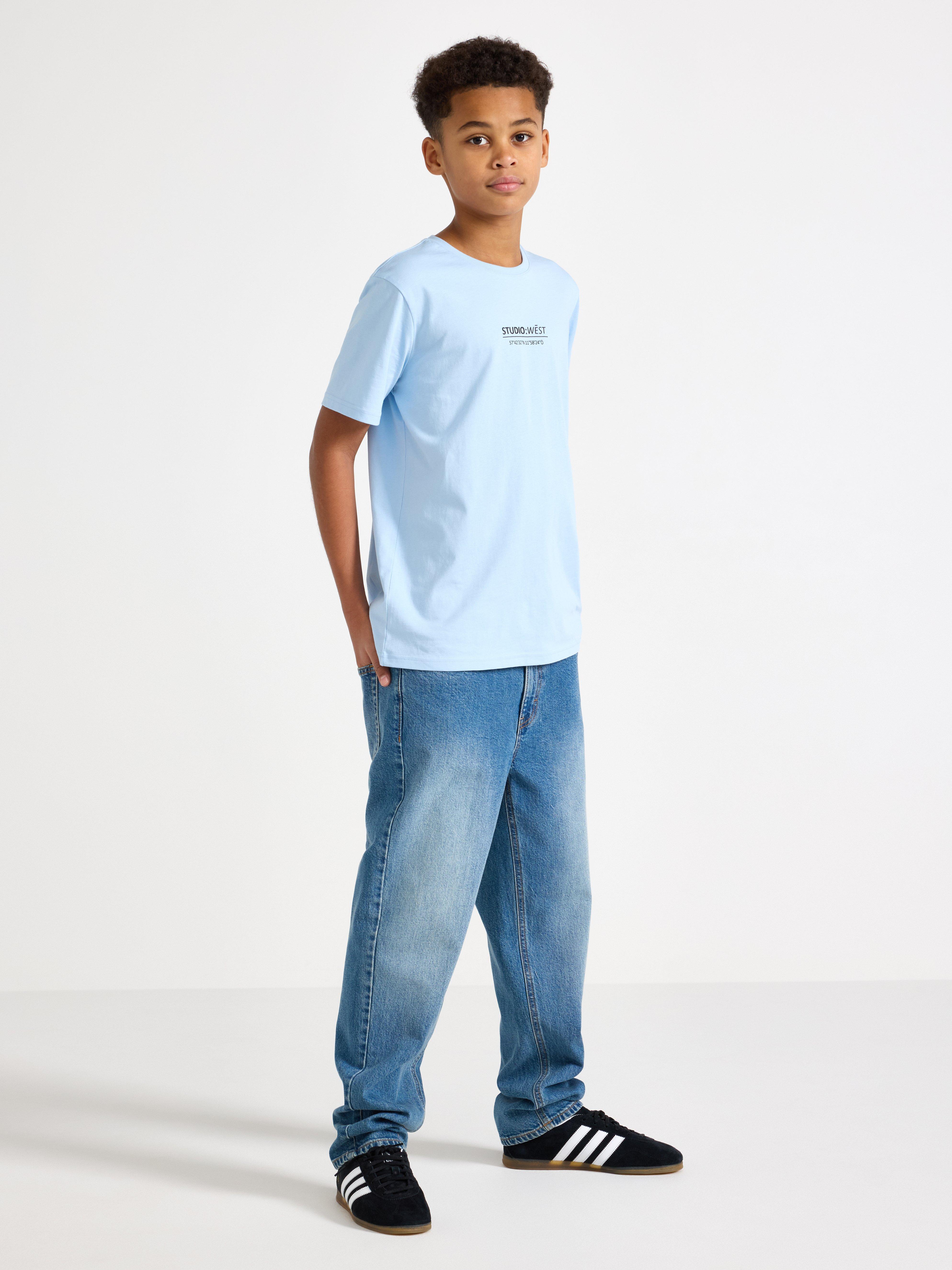 T-shirt - Barn - Blå