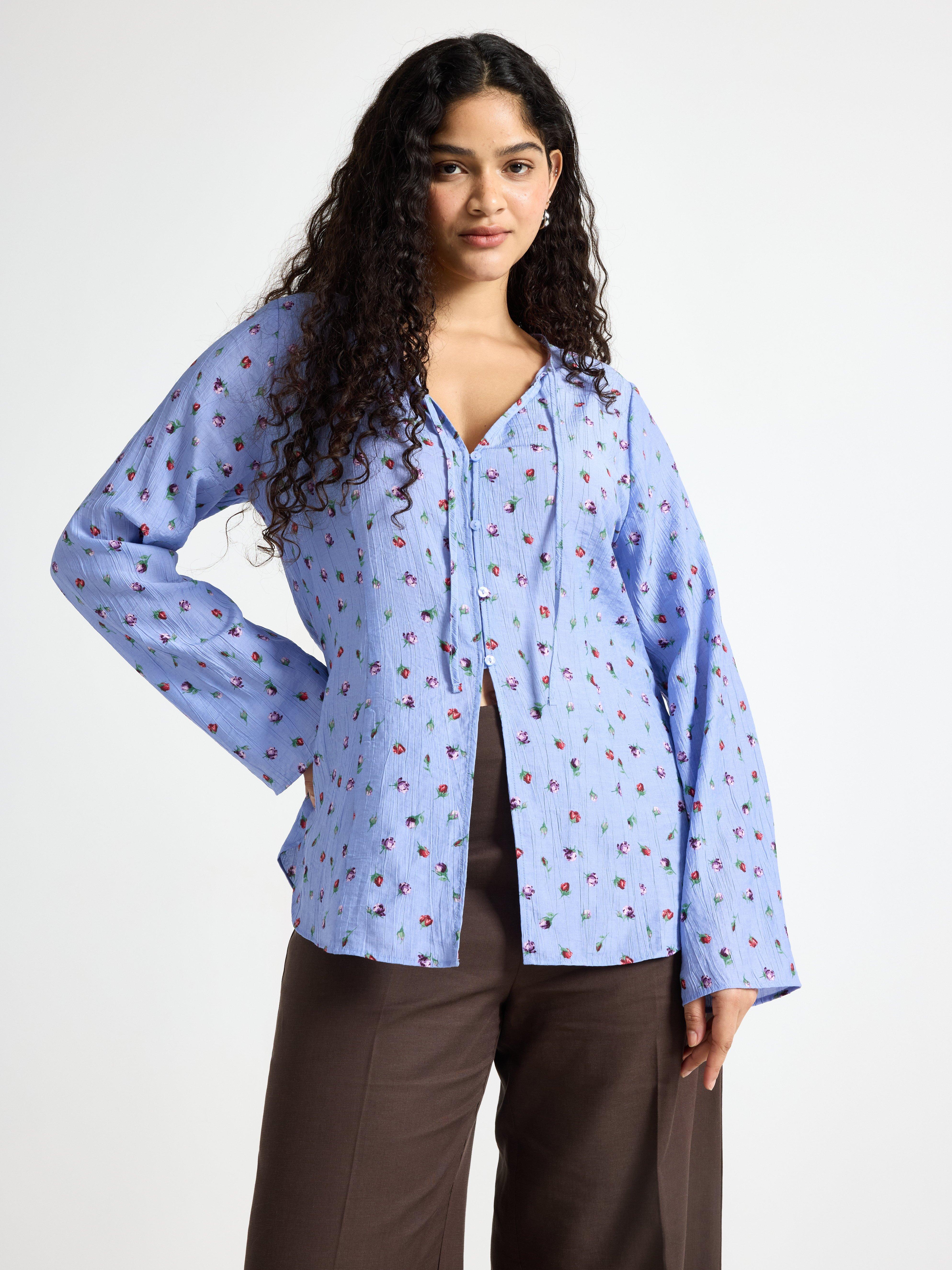 Blouse - Womens Wear - Blue
