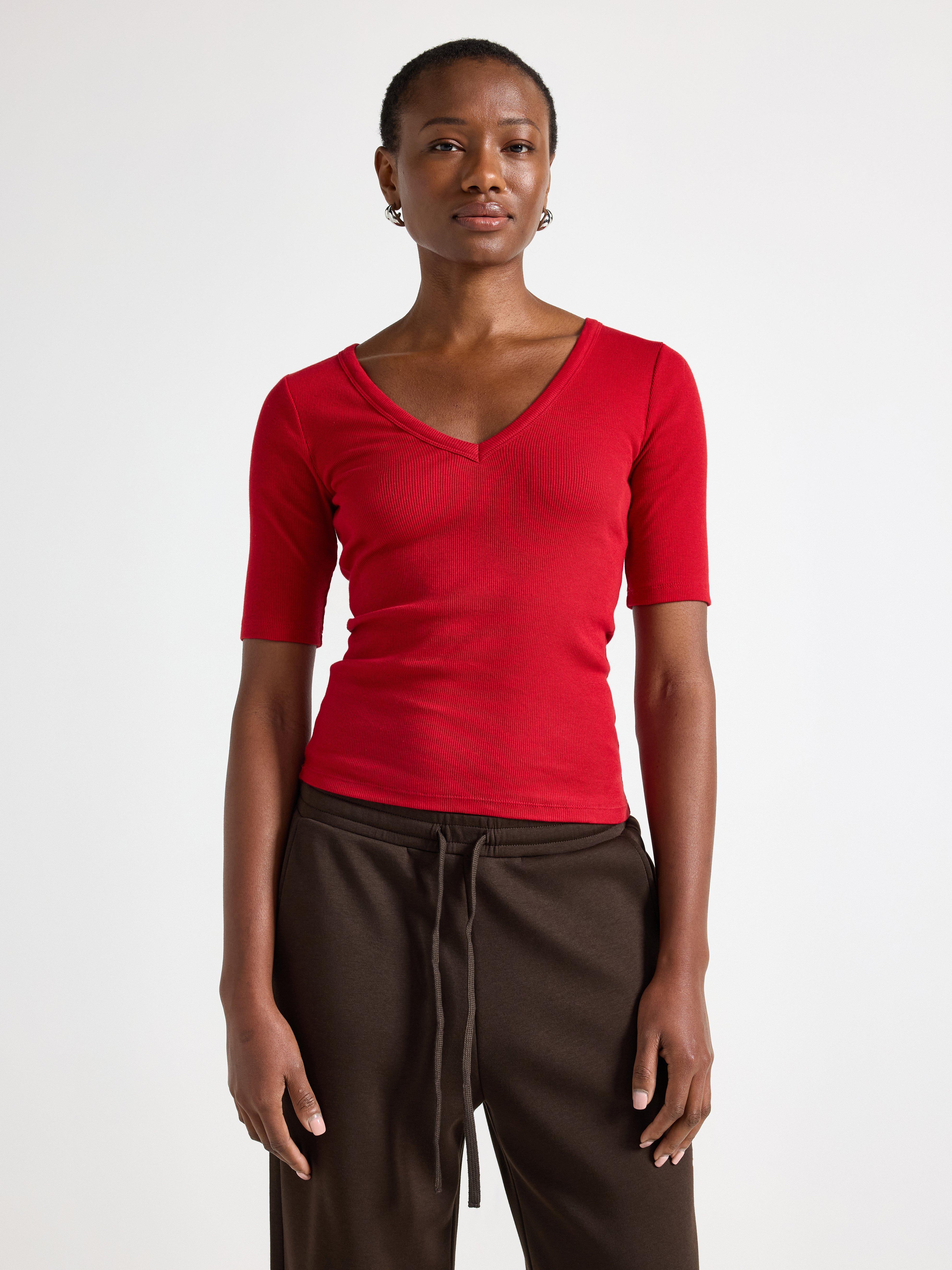 Top - Womens Wear - Red