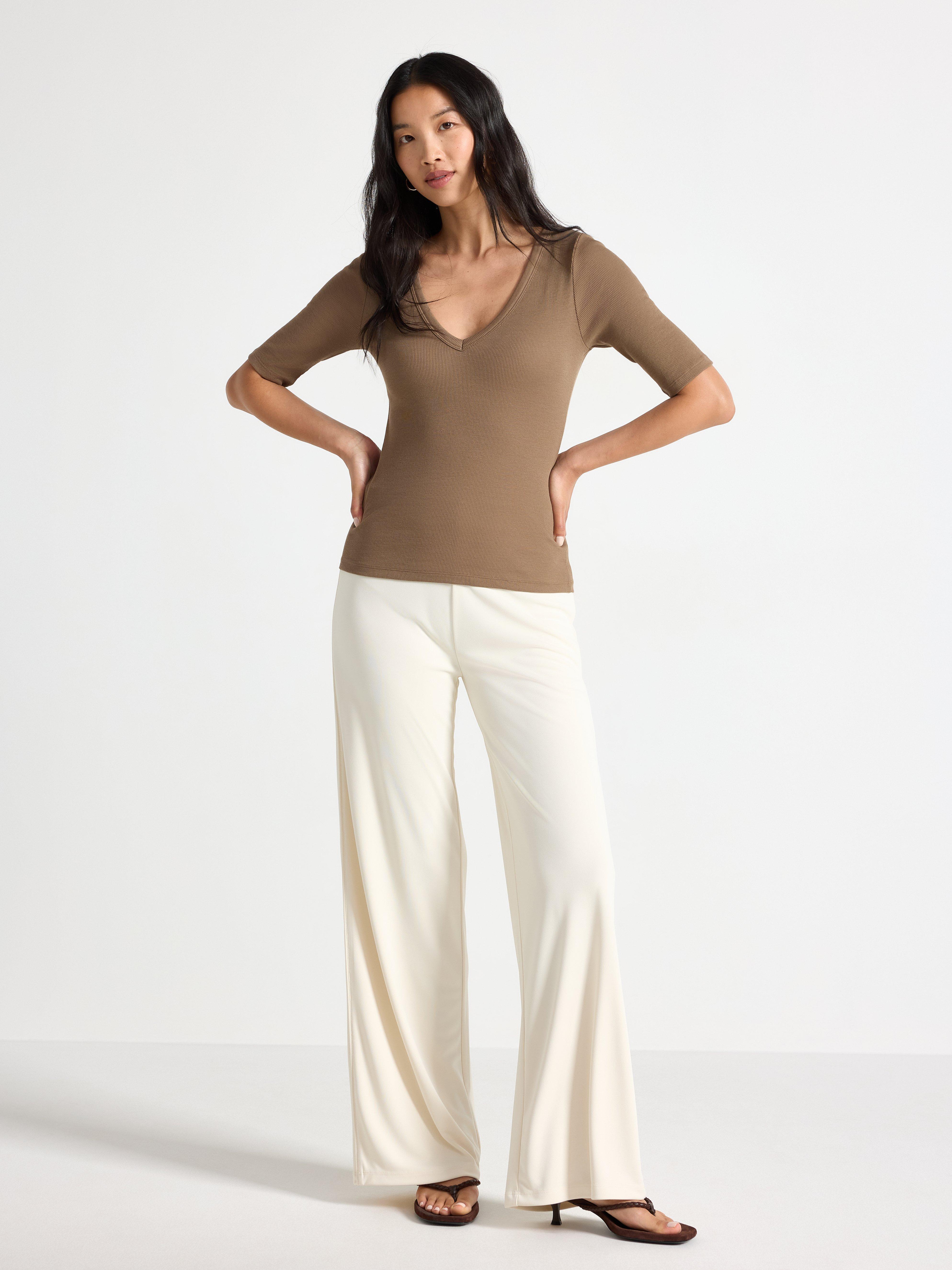 Topp - Dame - Brun