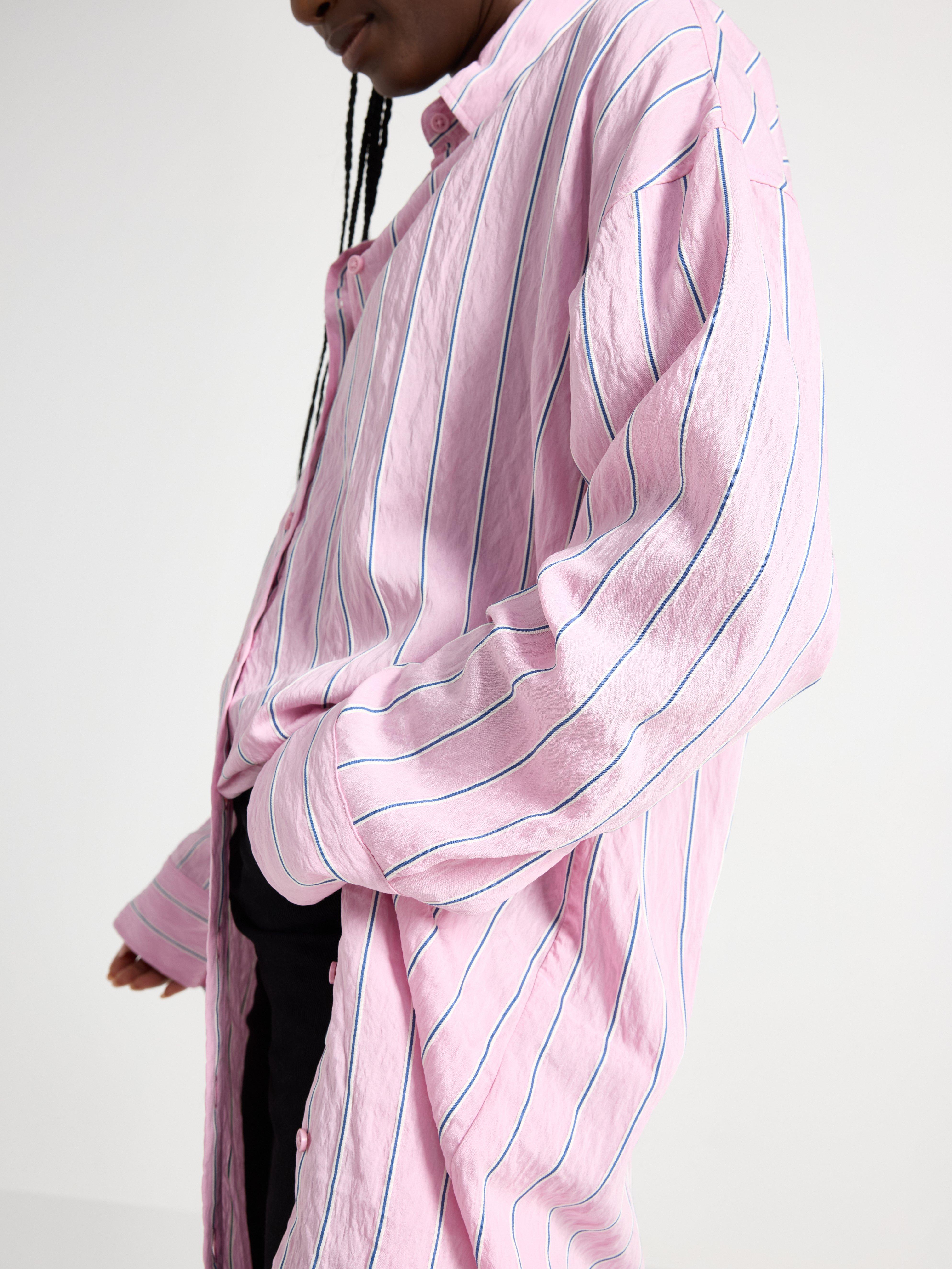 Skjortekjole - Dame - Rosa