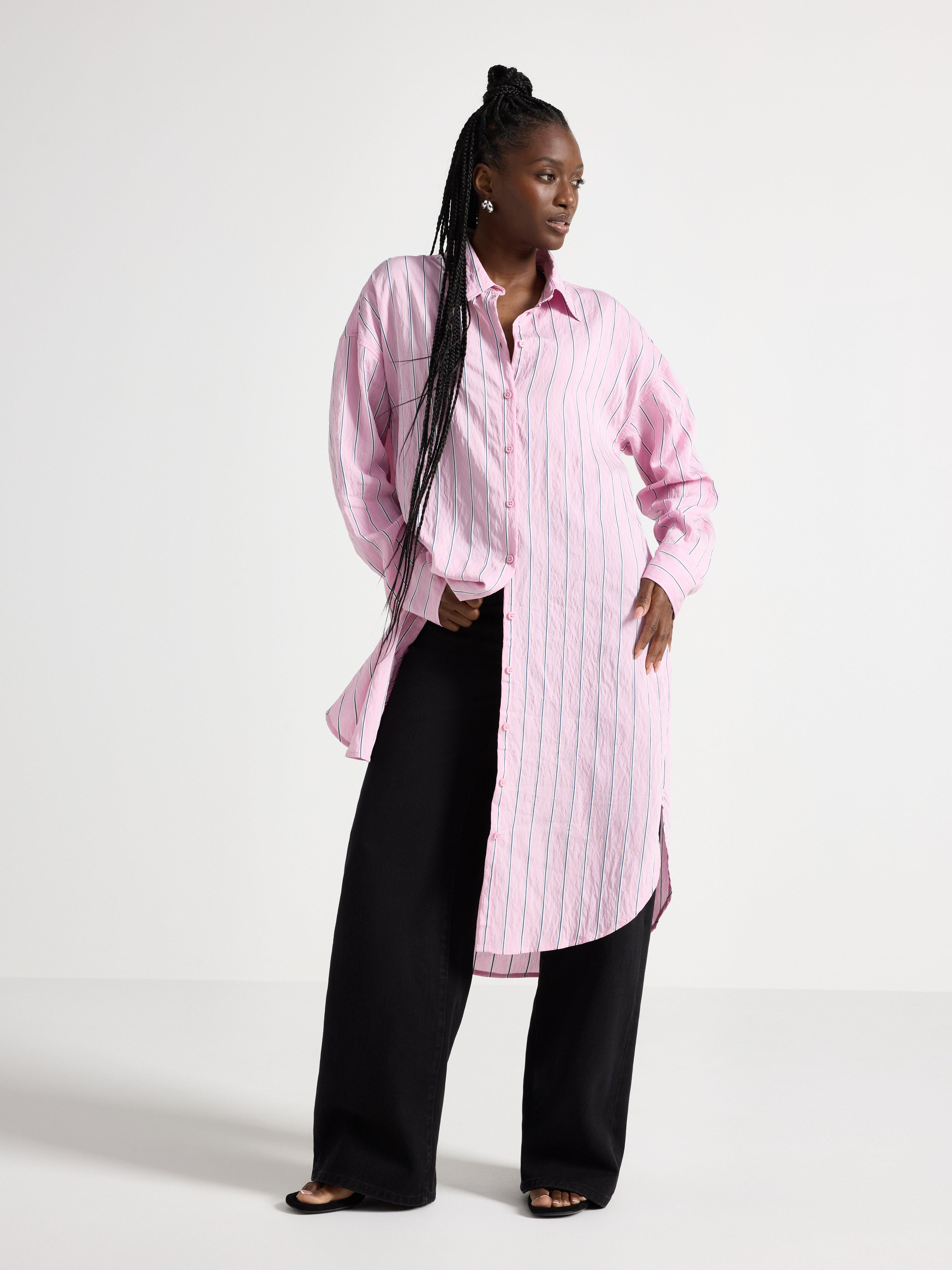 Shirt dress - Womens Wear - Pink