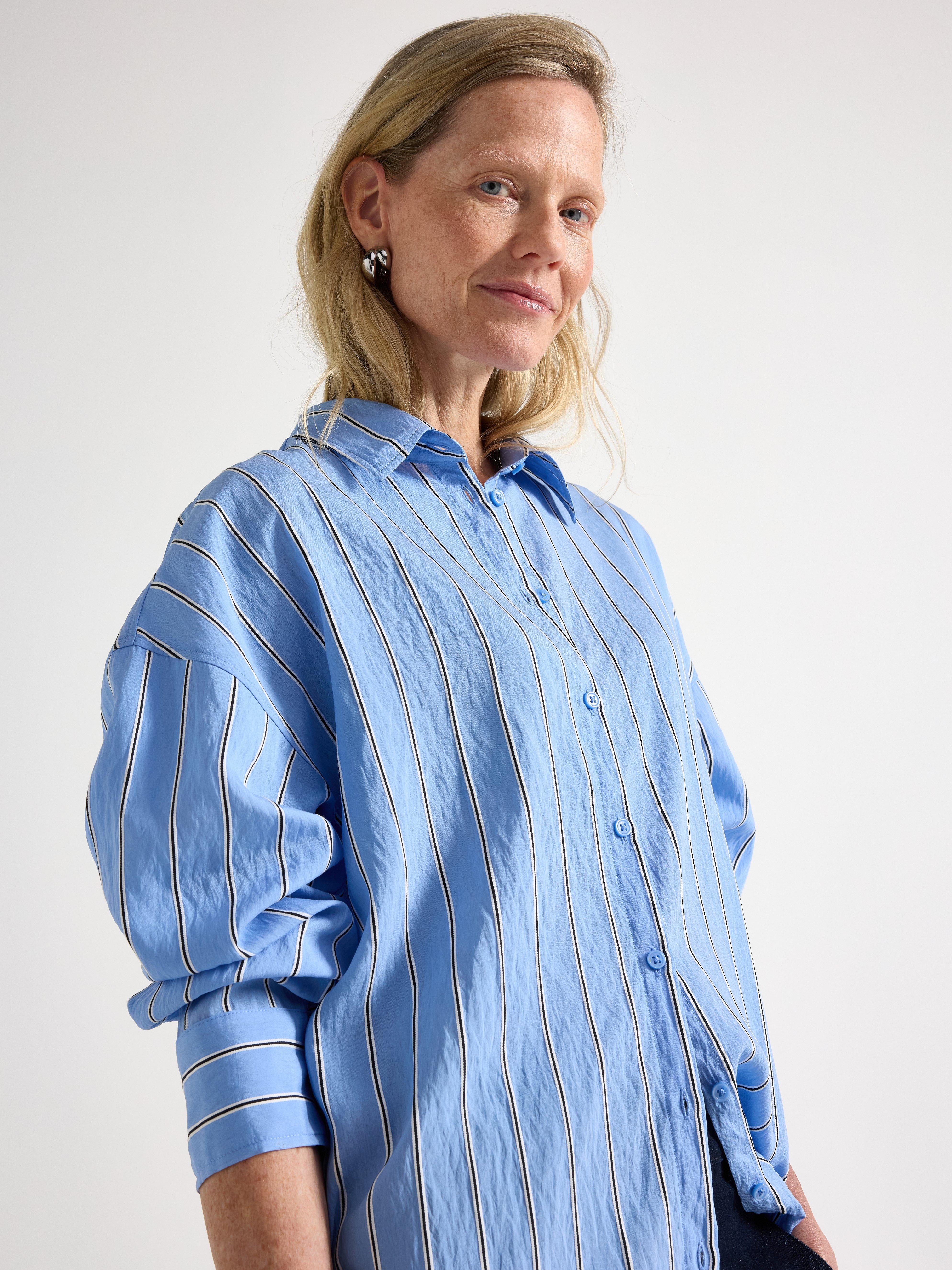Shirt dress - Womens Wear - Blue