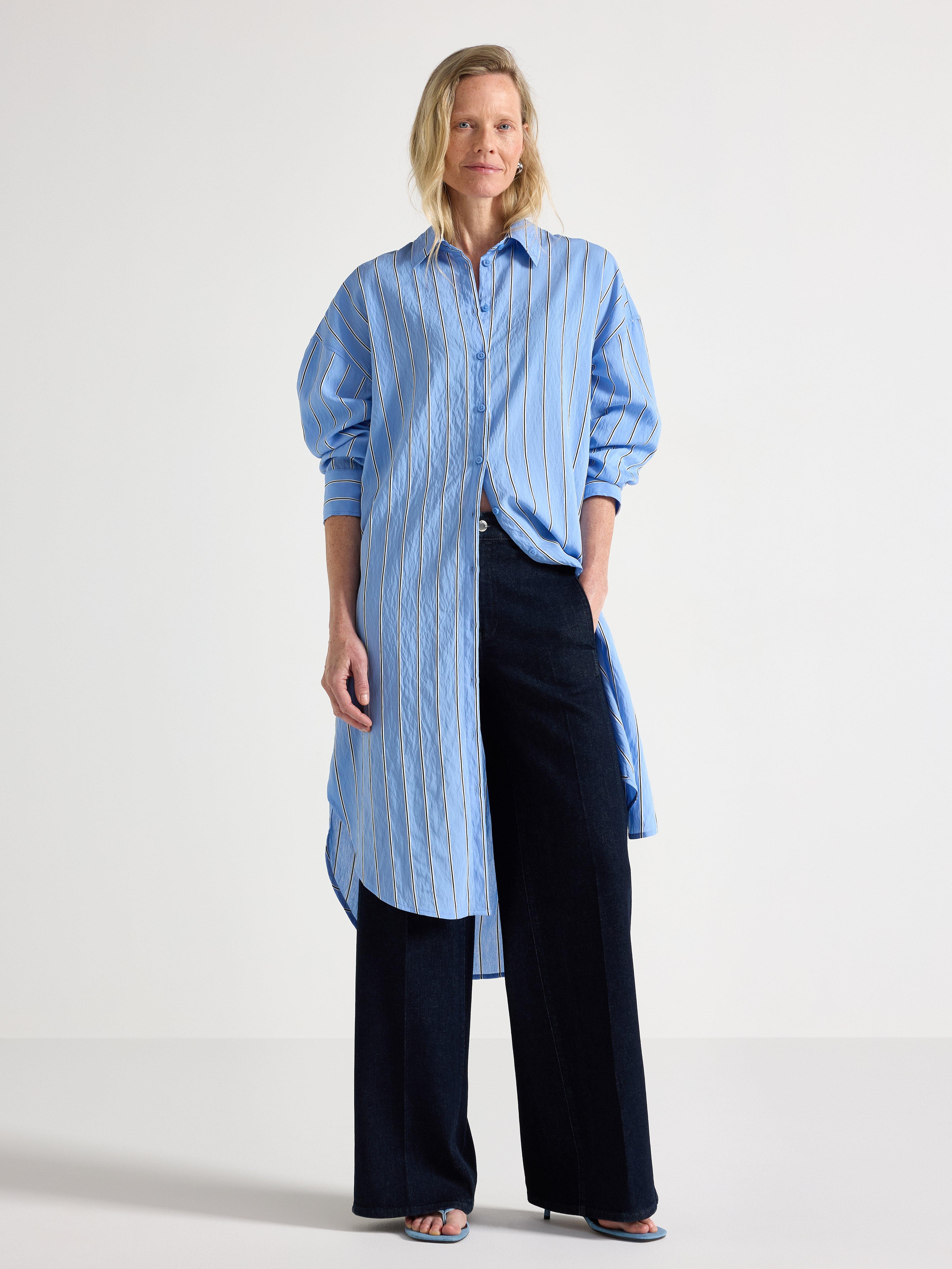 Shirt dress - Womens Wear - Blue
