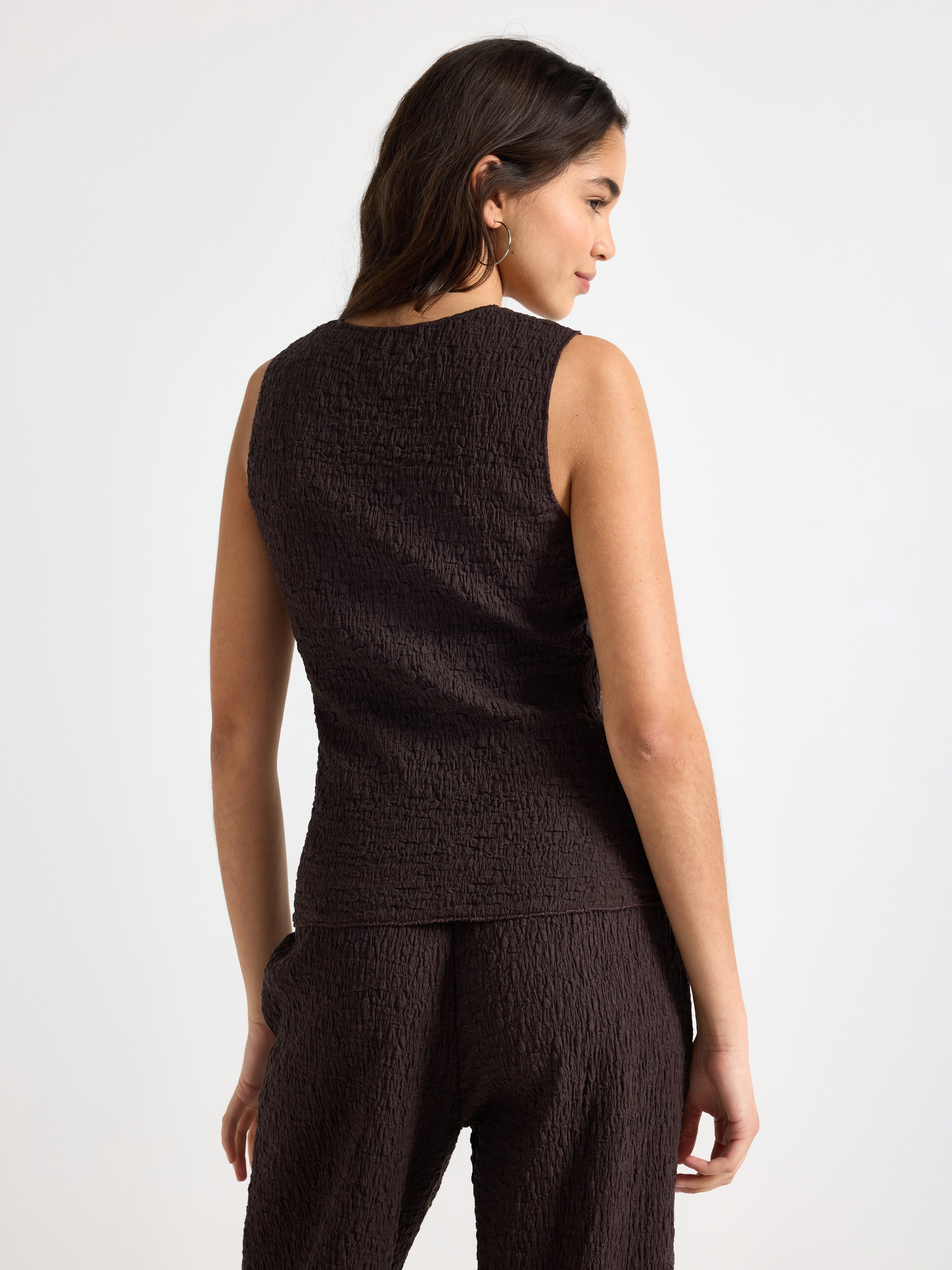 Top - Womens Wear - Brown