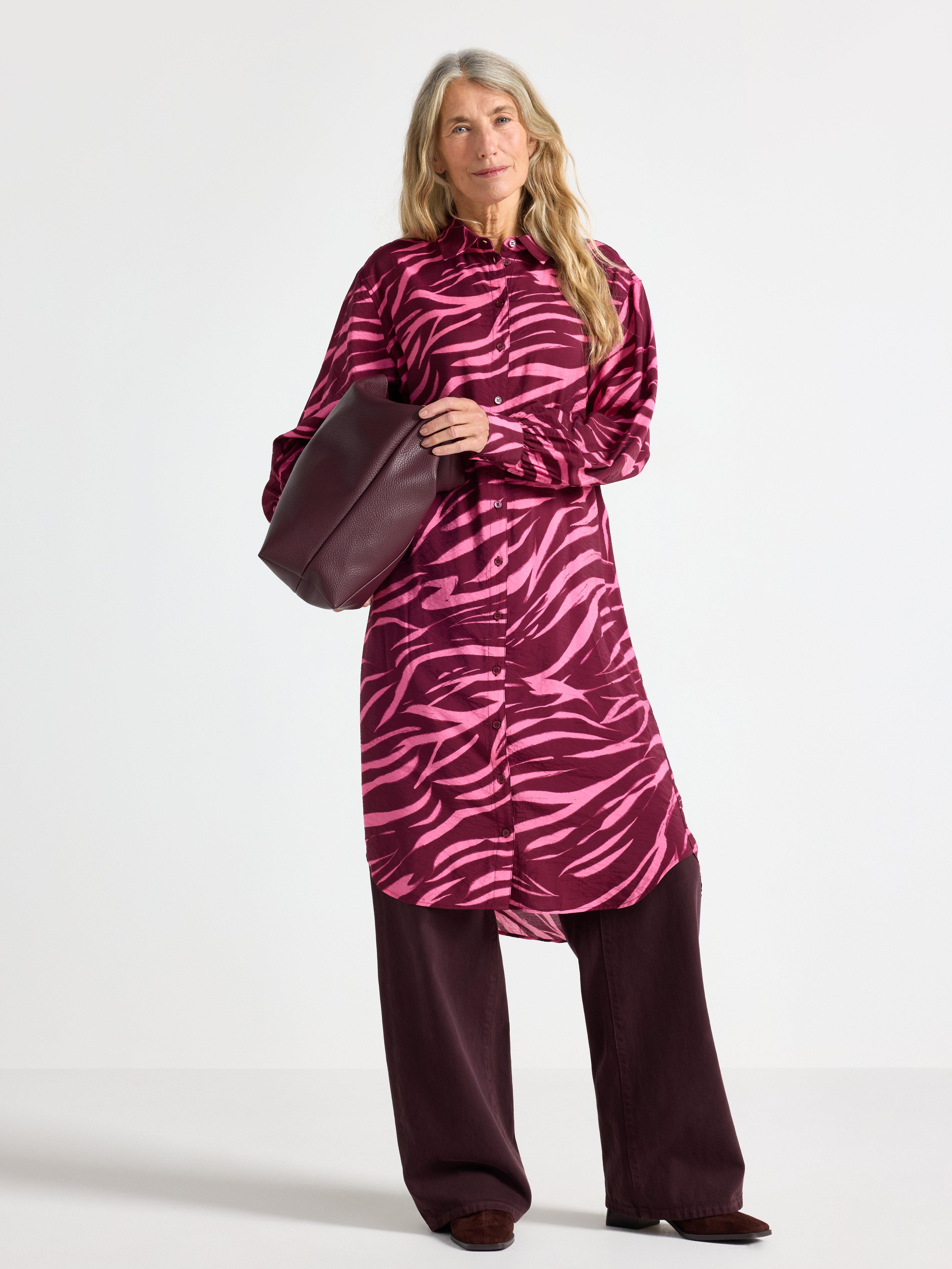Shirt dress - Womens Wear - Pink