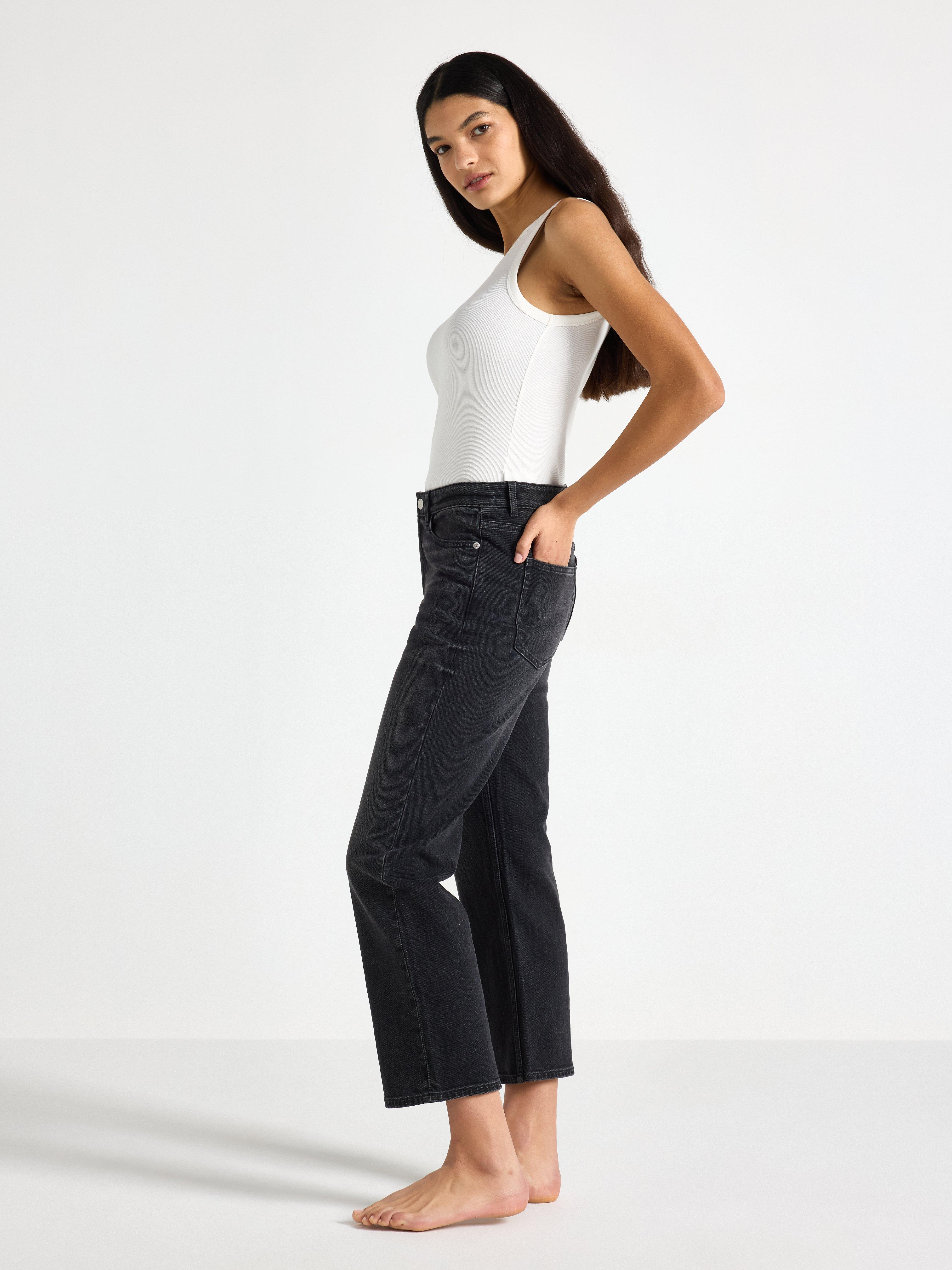 Jeans - Dam - Grå