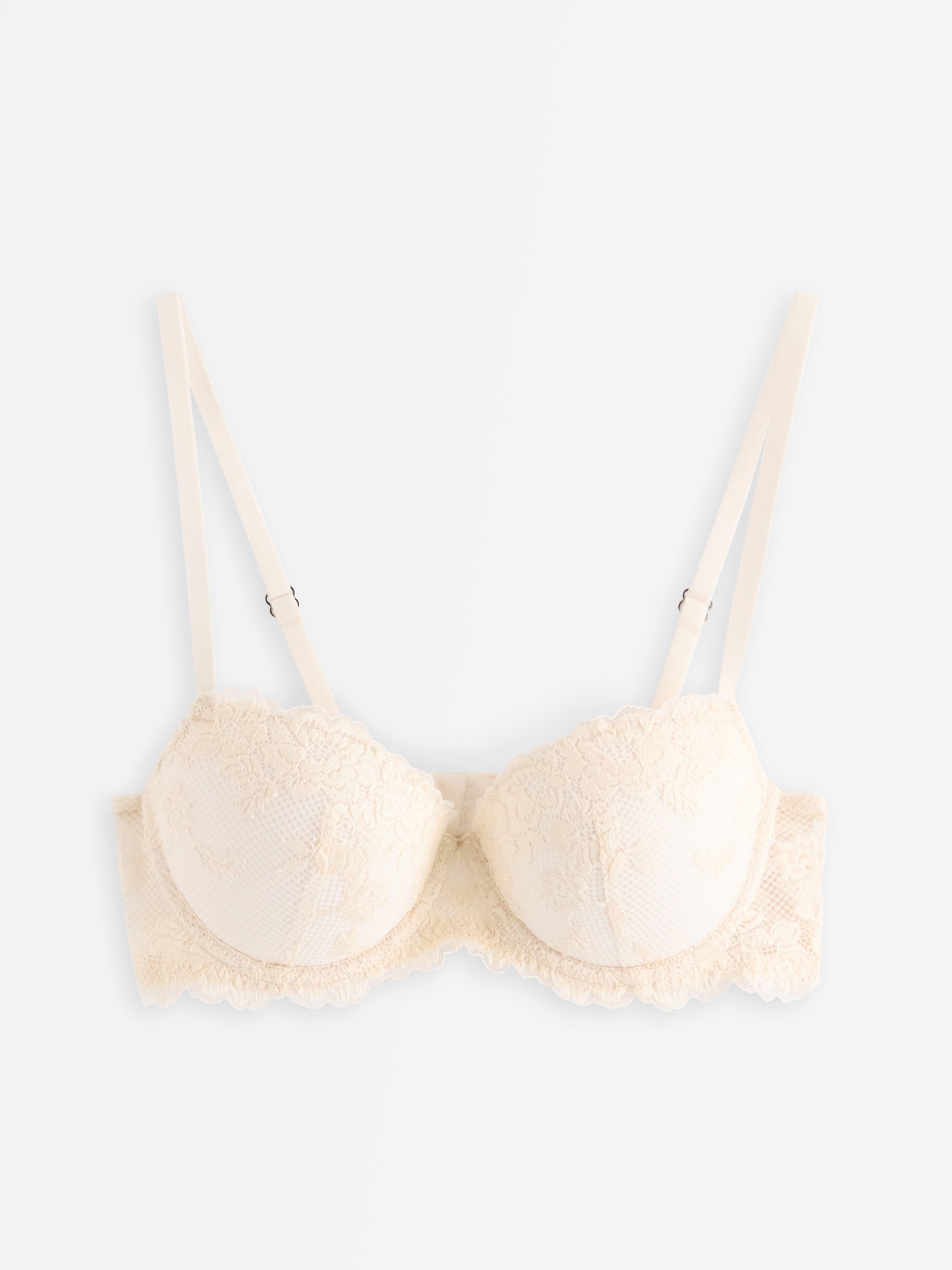 Balconette Bra - Lingerie - White