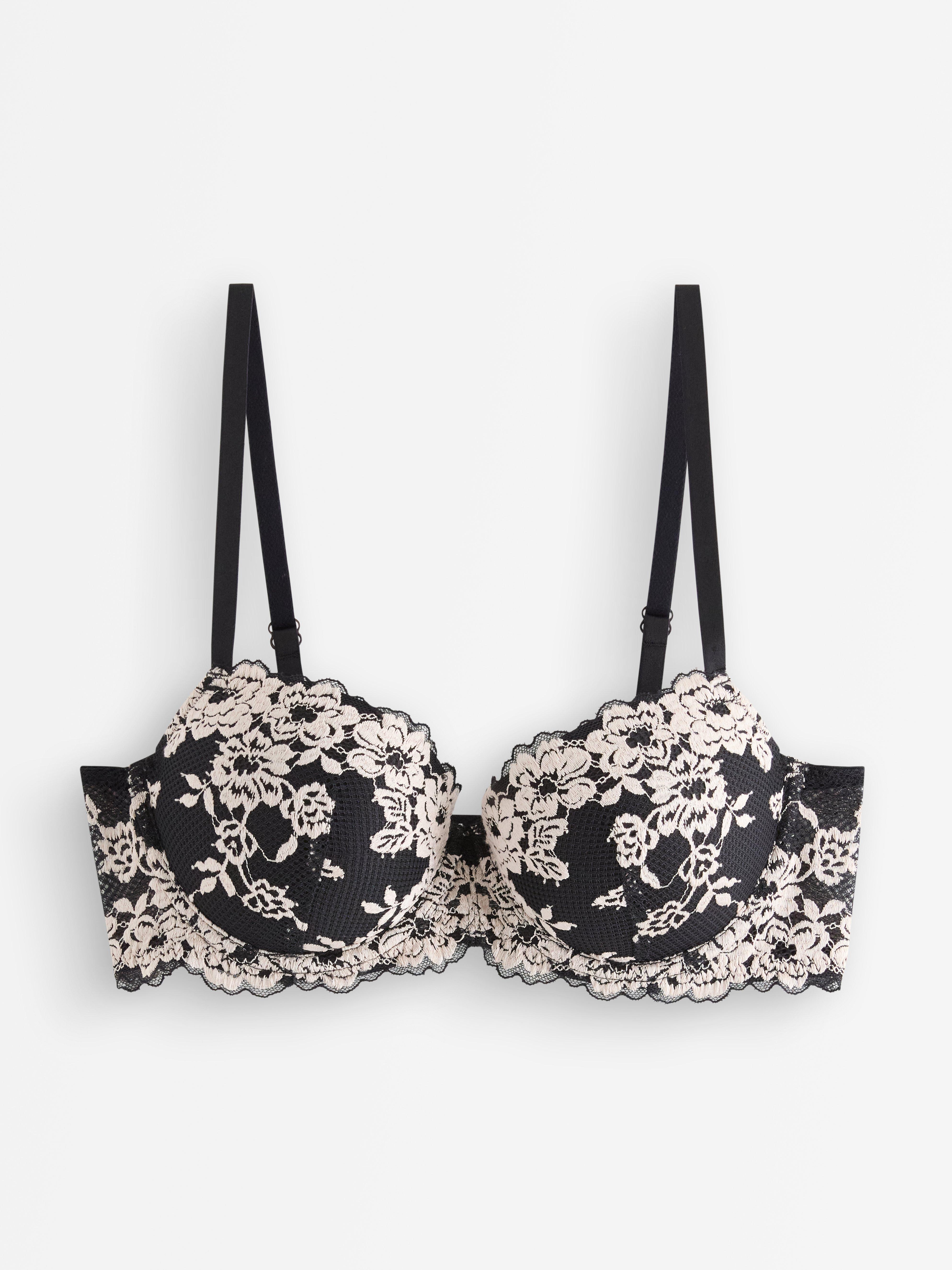 Balconette Bra - Lingerie - Black