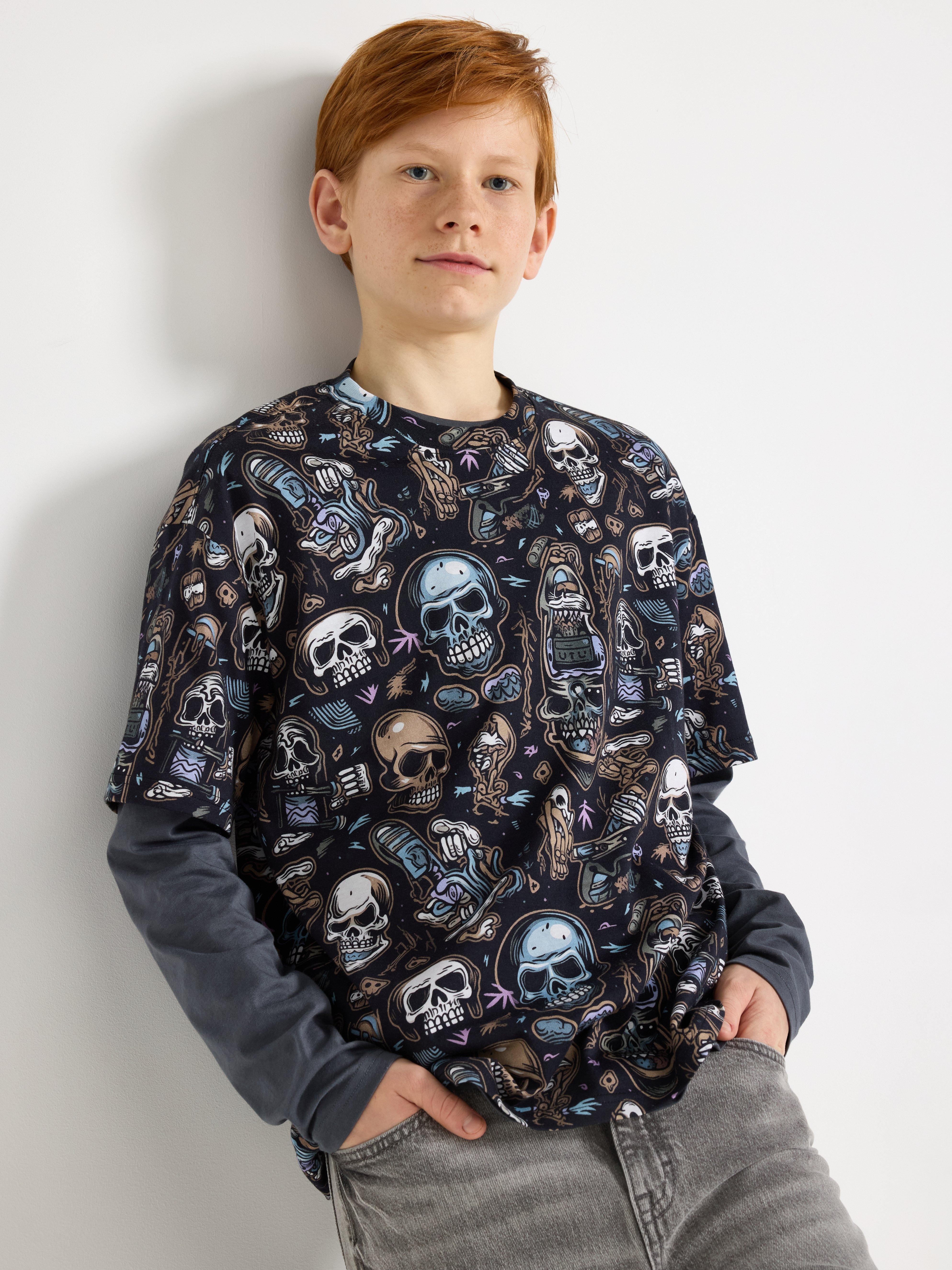 T-shirt - Barn - Svart