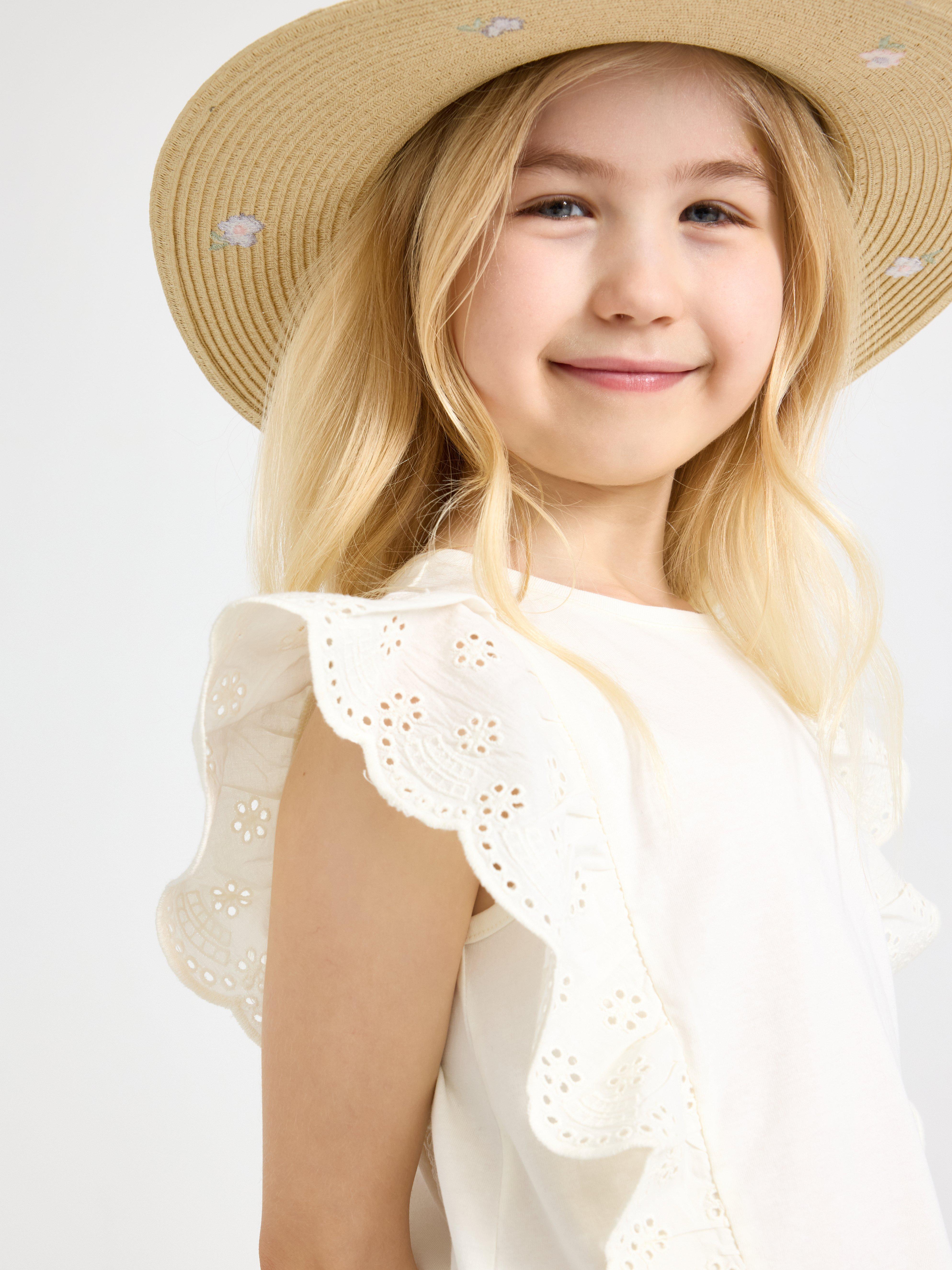 Top - Kids Wear - White