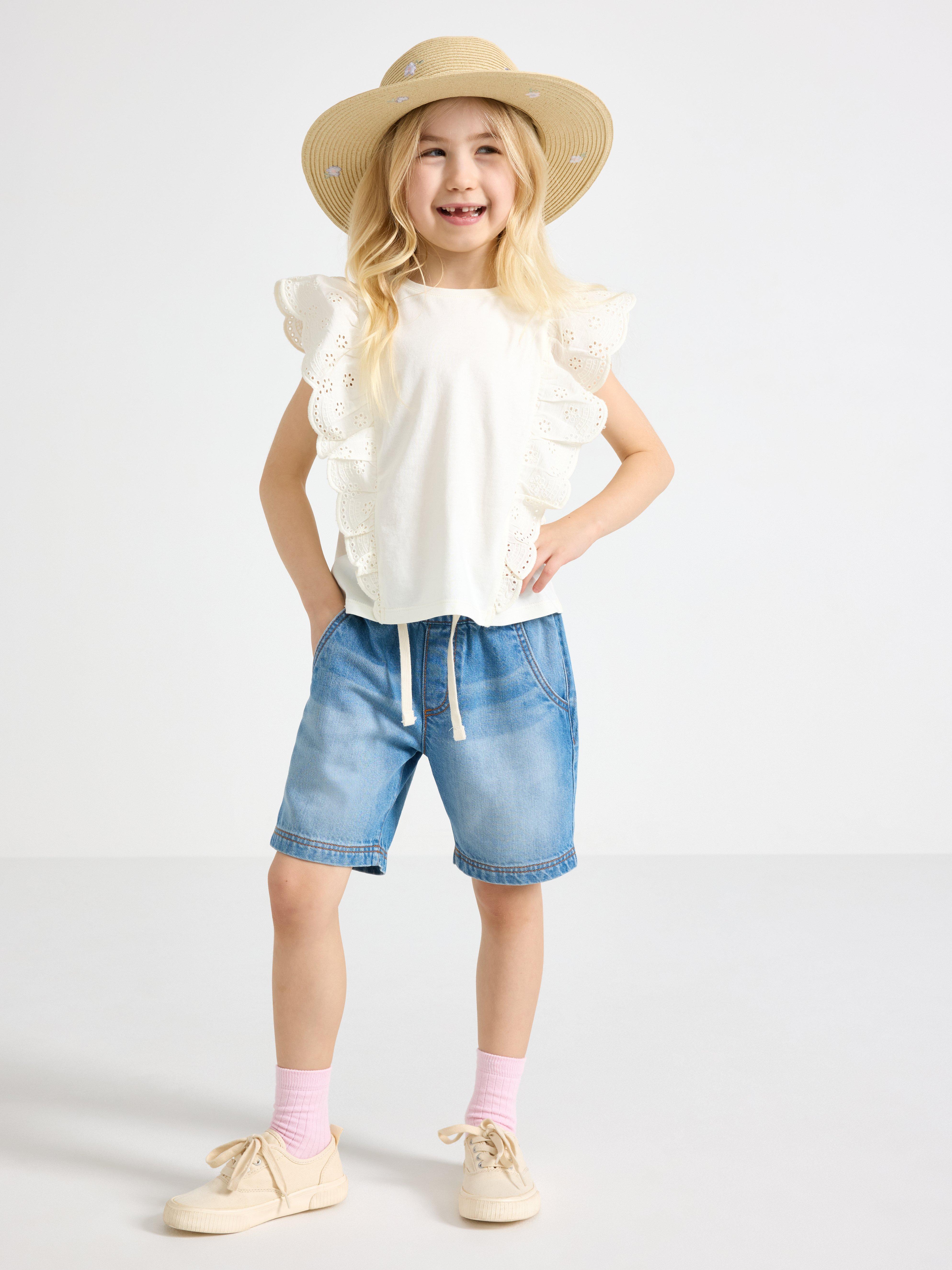 Top - Kids Wear - White