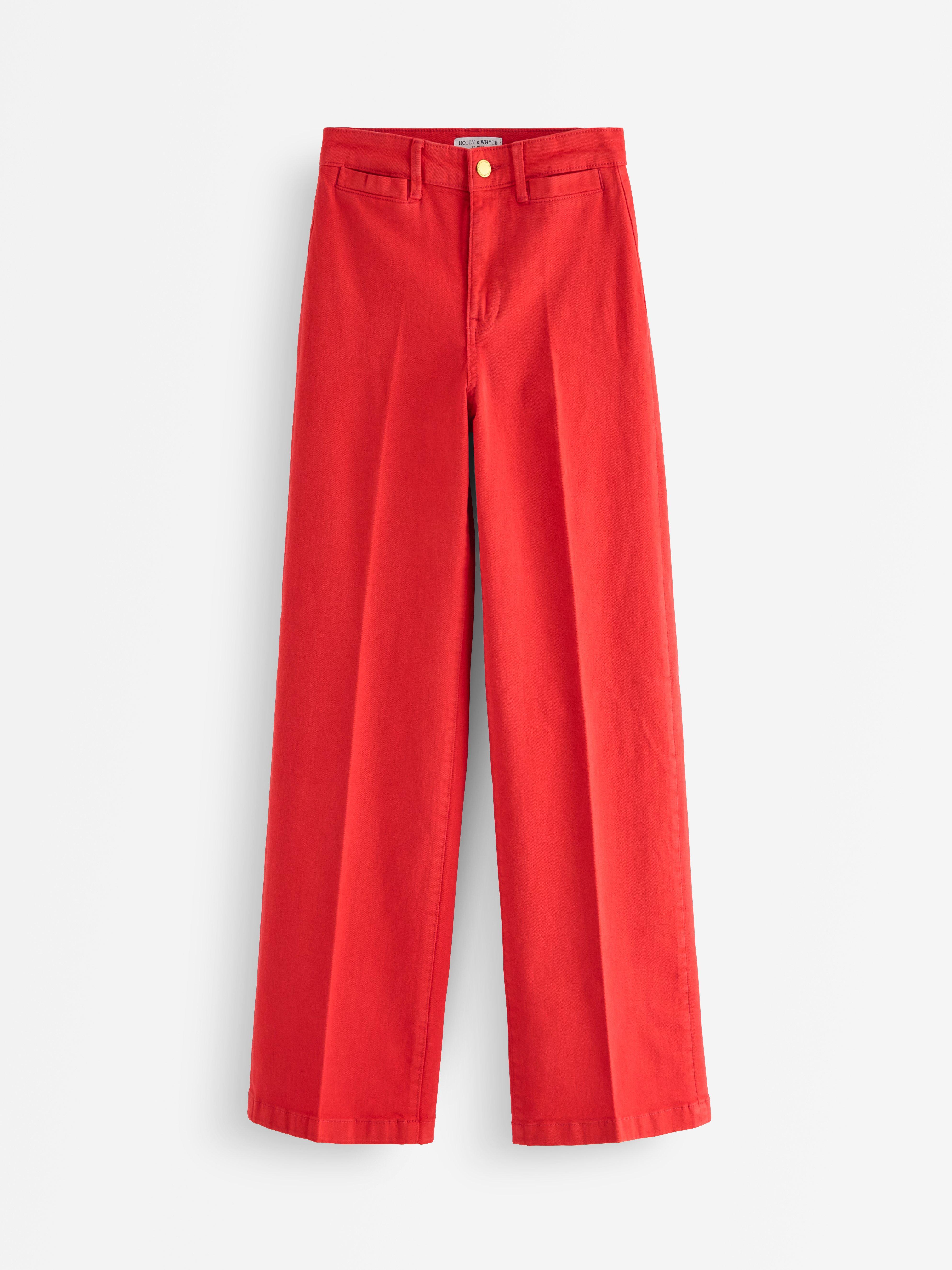 Trousers - Womens Wear - Red