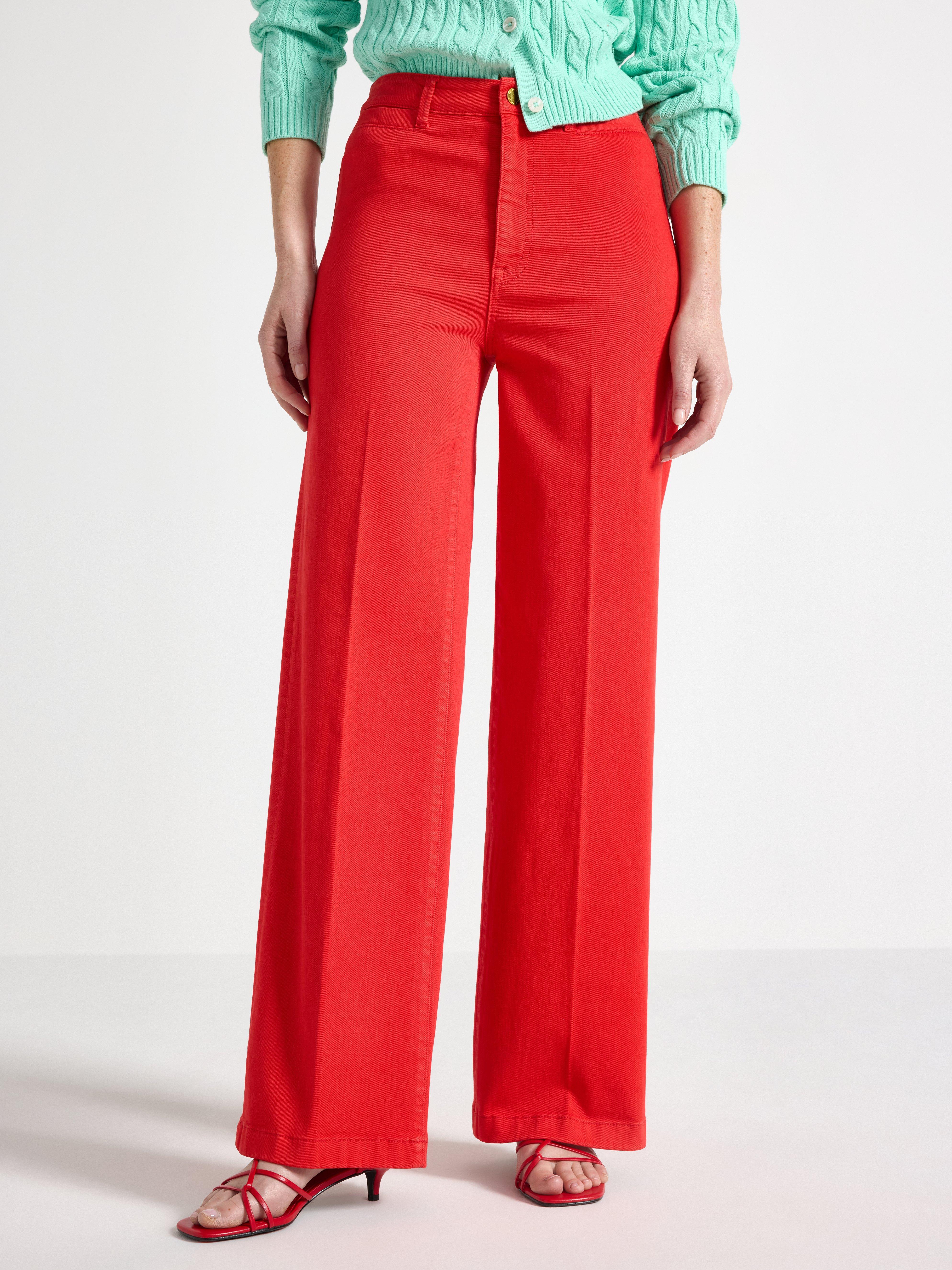 Trousers - Womens Wear - Red