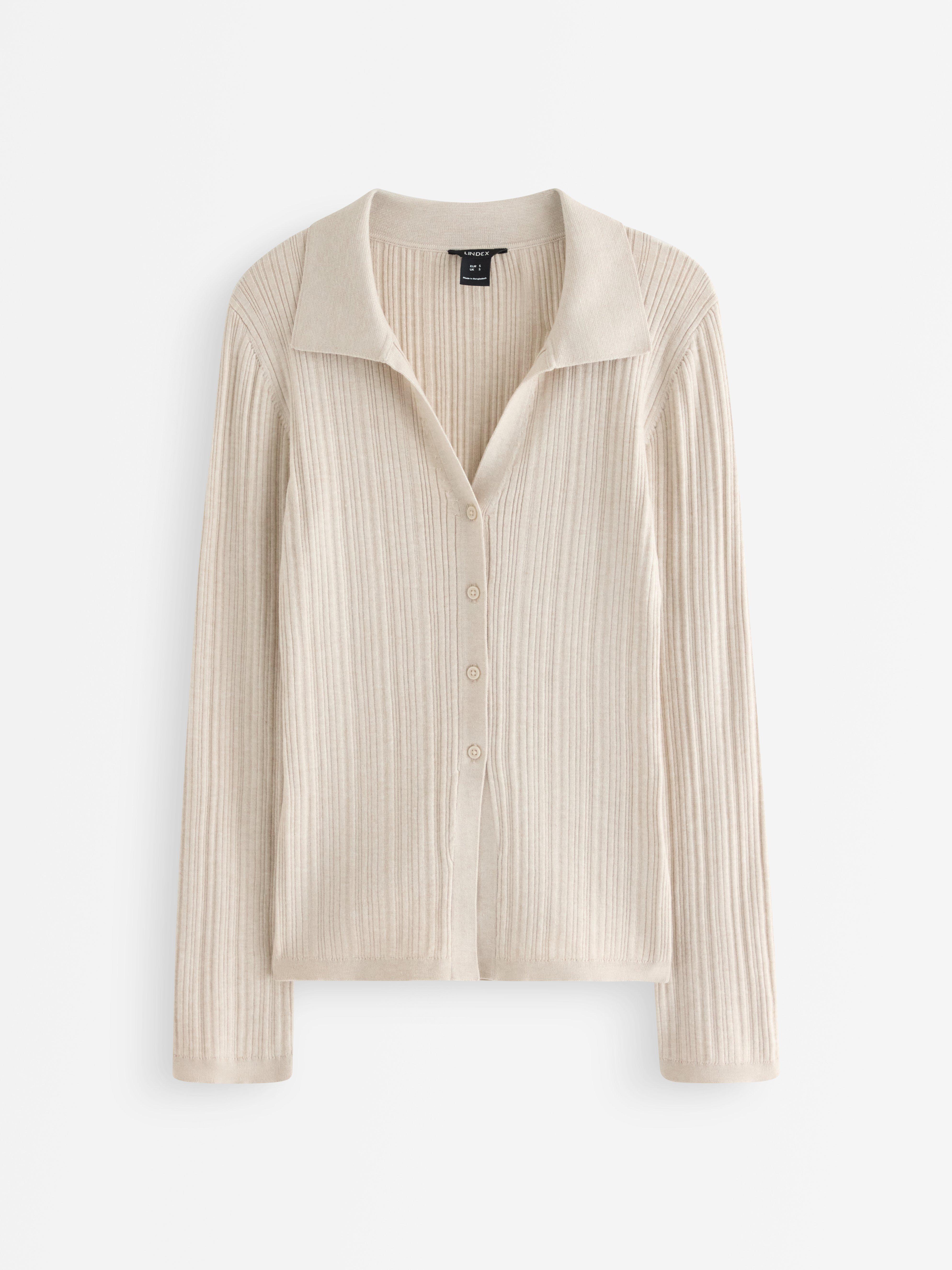 Cardigan - Dam - Beige