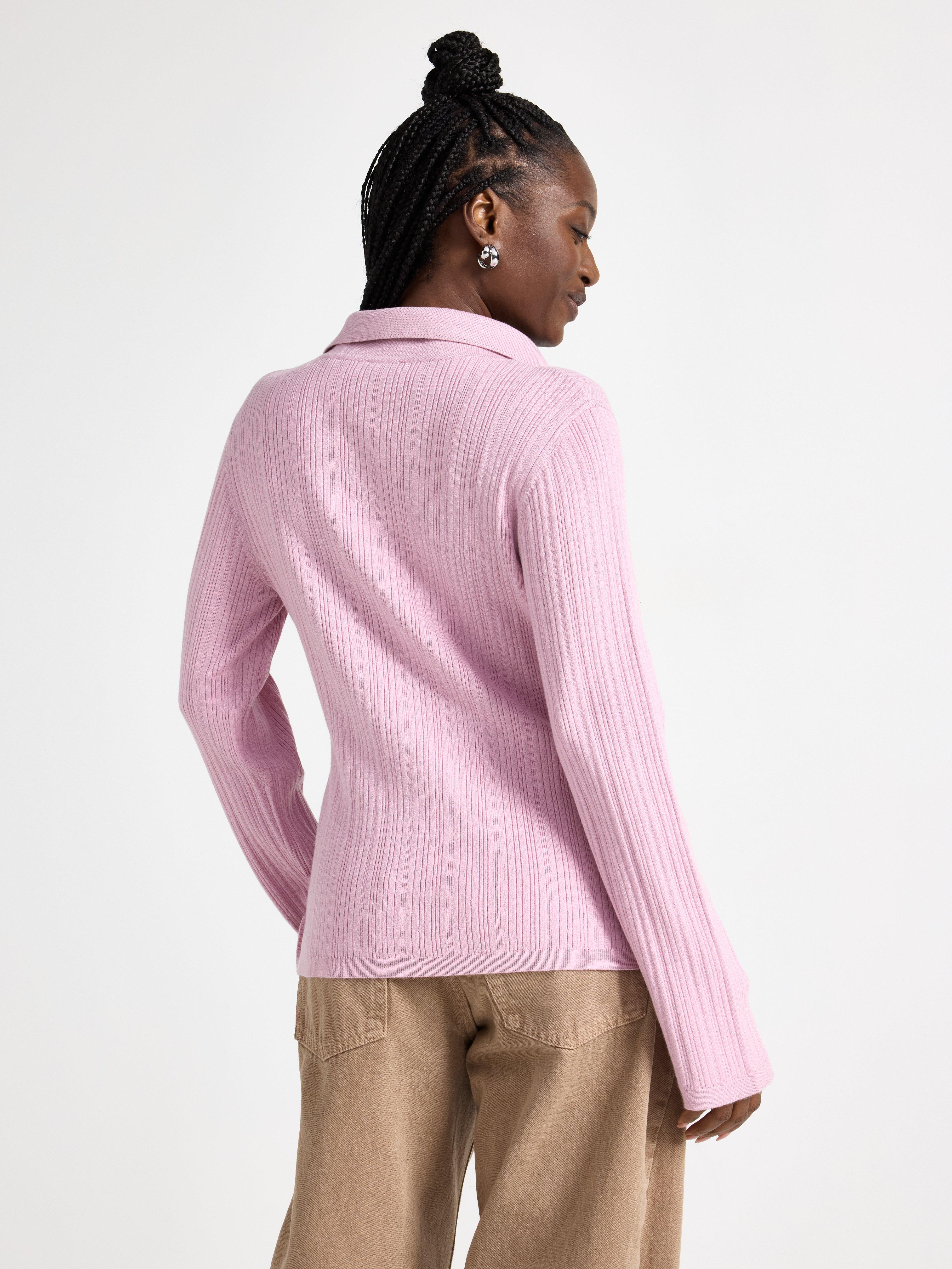 Cardigan - Dame - Lyserød