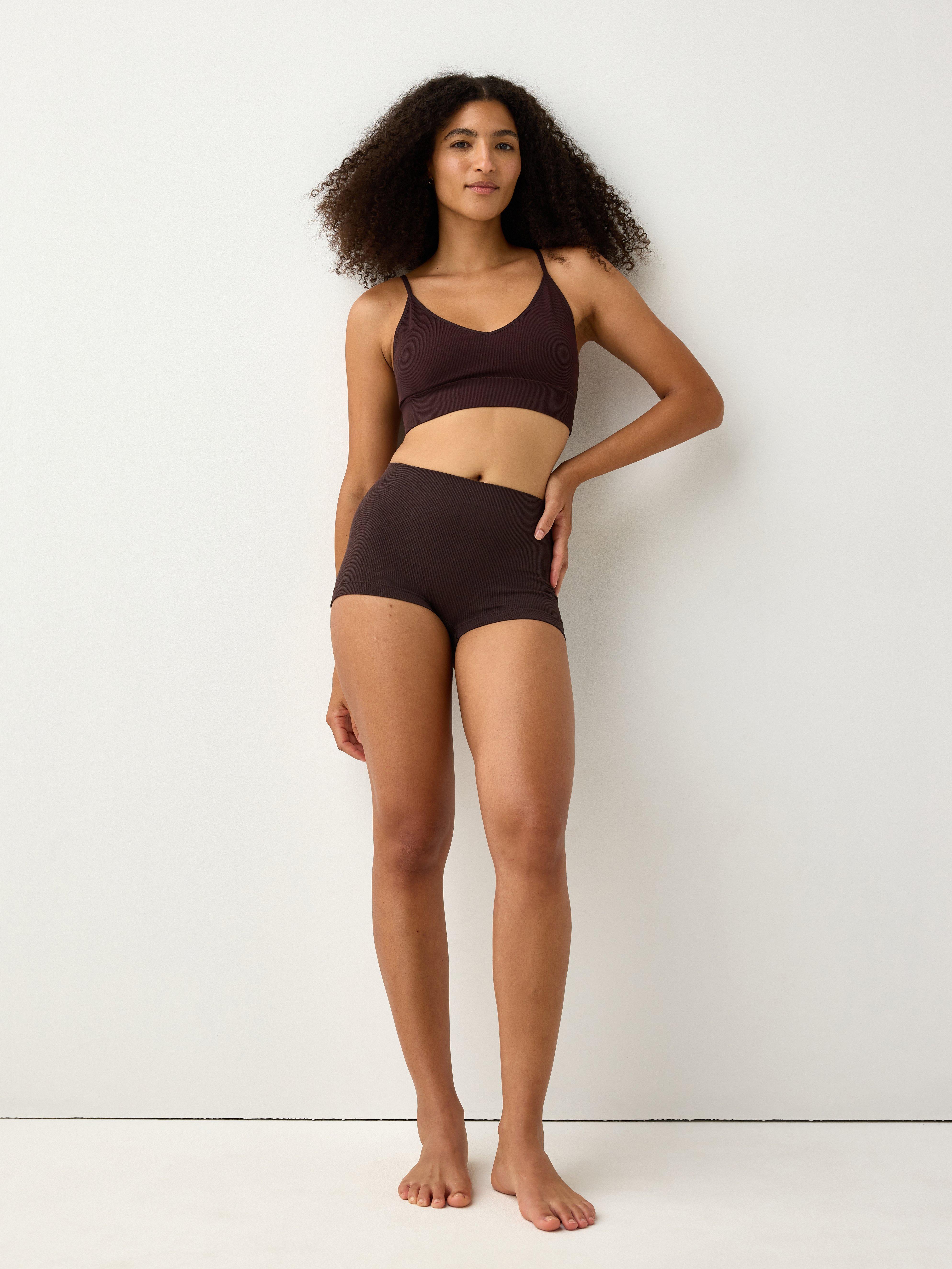 Soft Bra - Lingerie - Brown