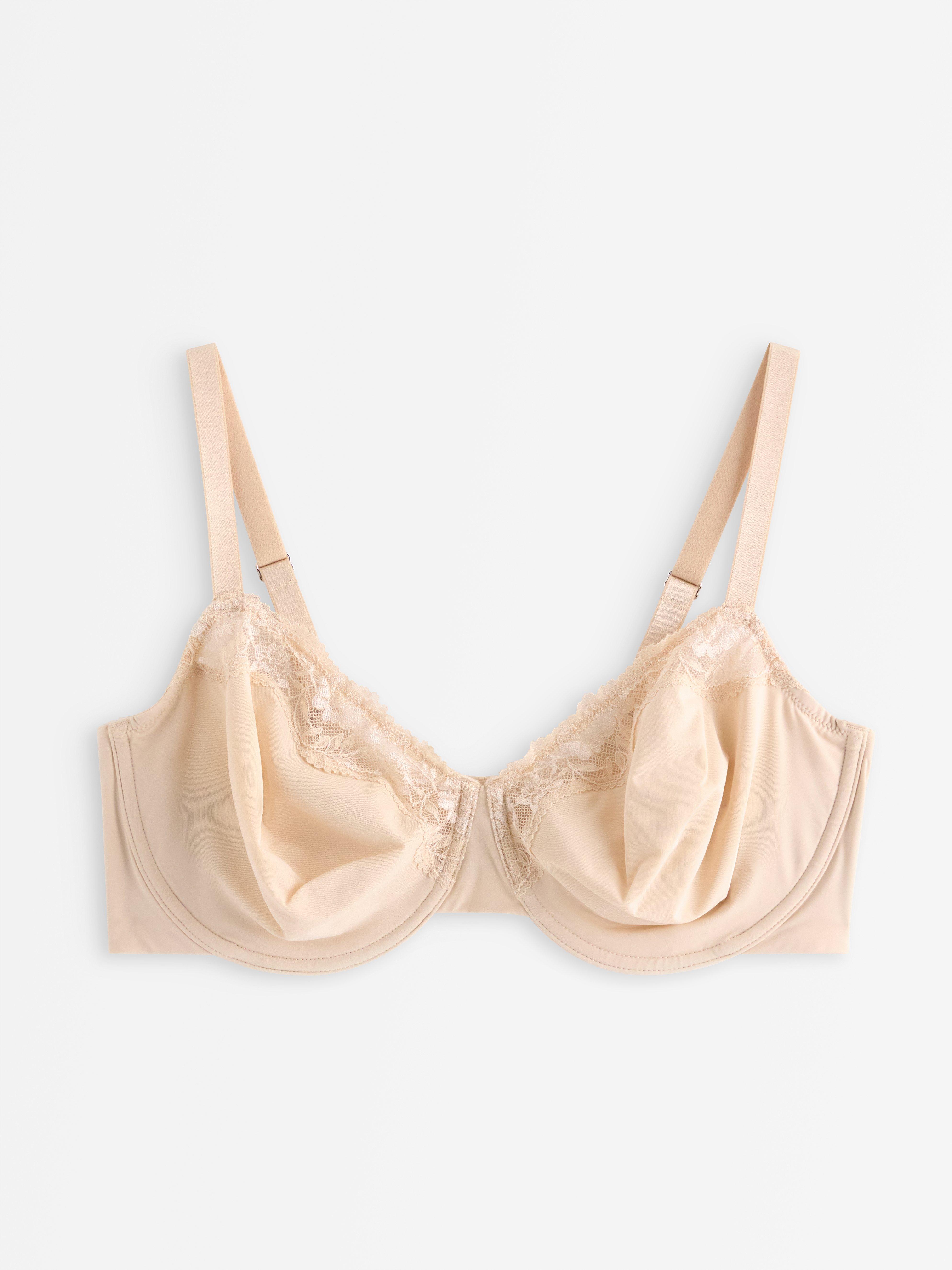 Unpadded Bra - Lingerie - Beige