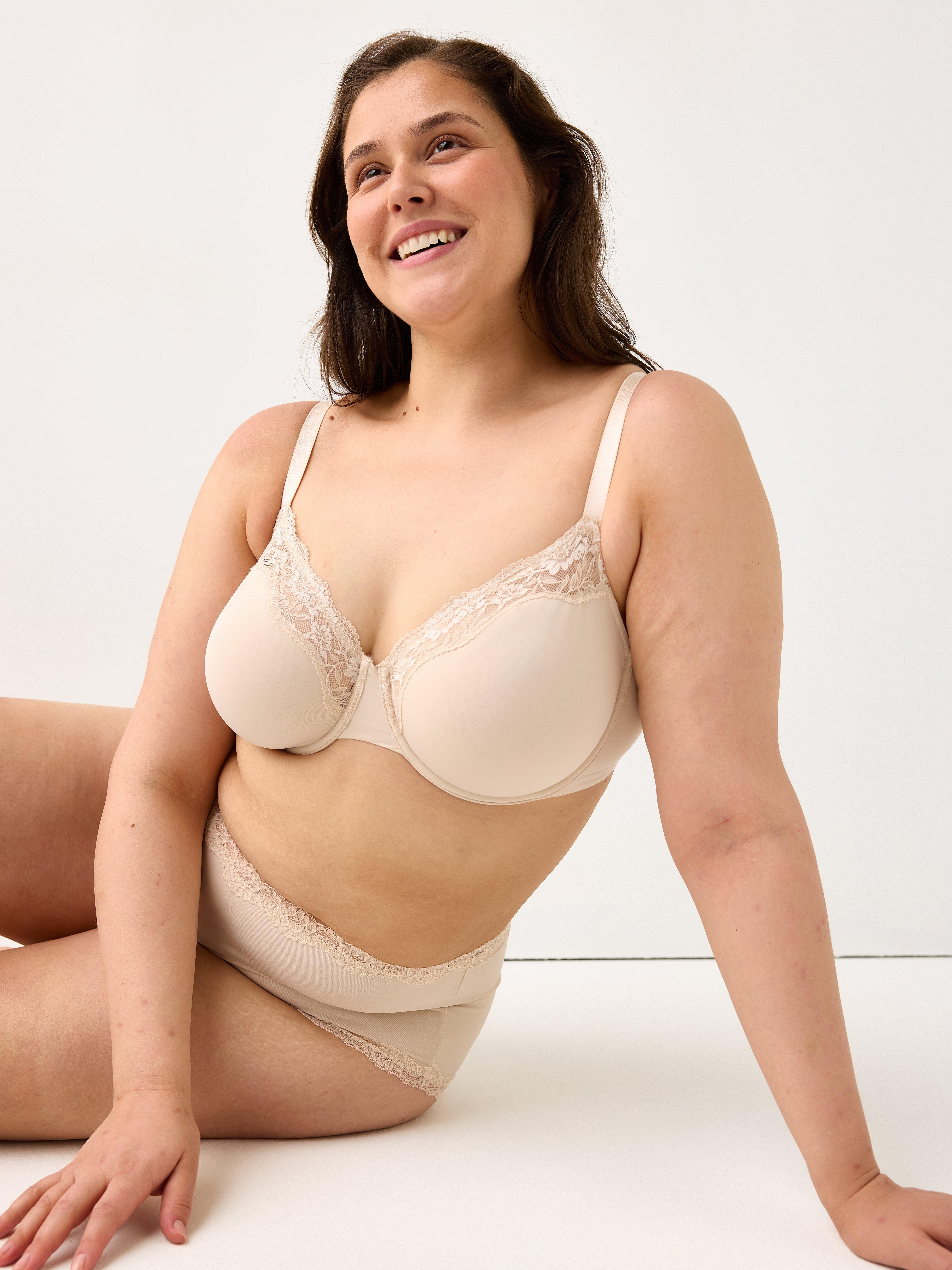 Podprsenka Unpadded - Spodní prádlo - Béžová