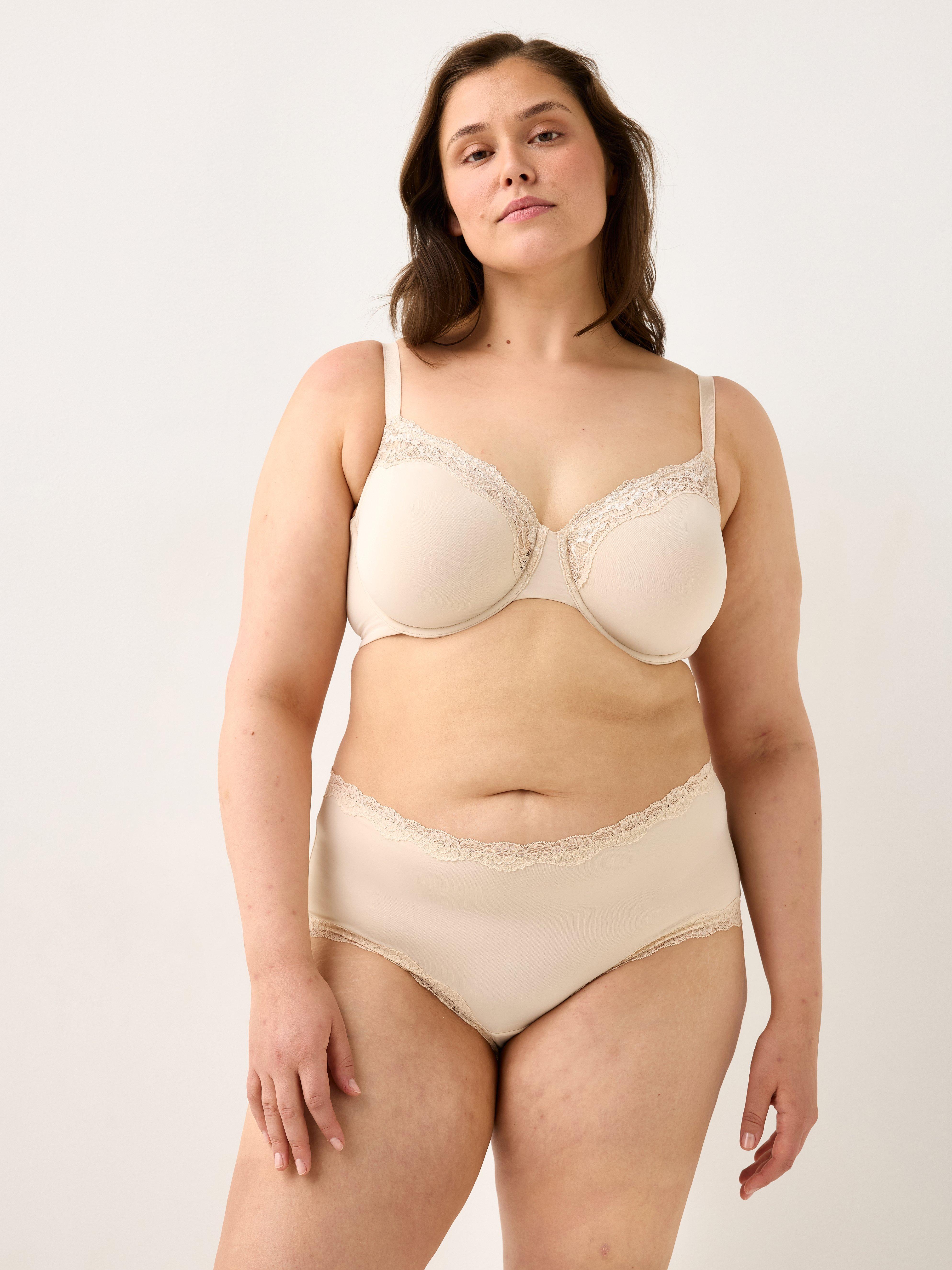 Unpadded Bra - Lingerie - Beige