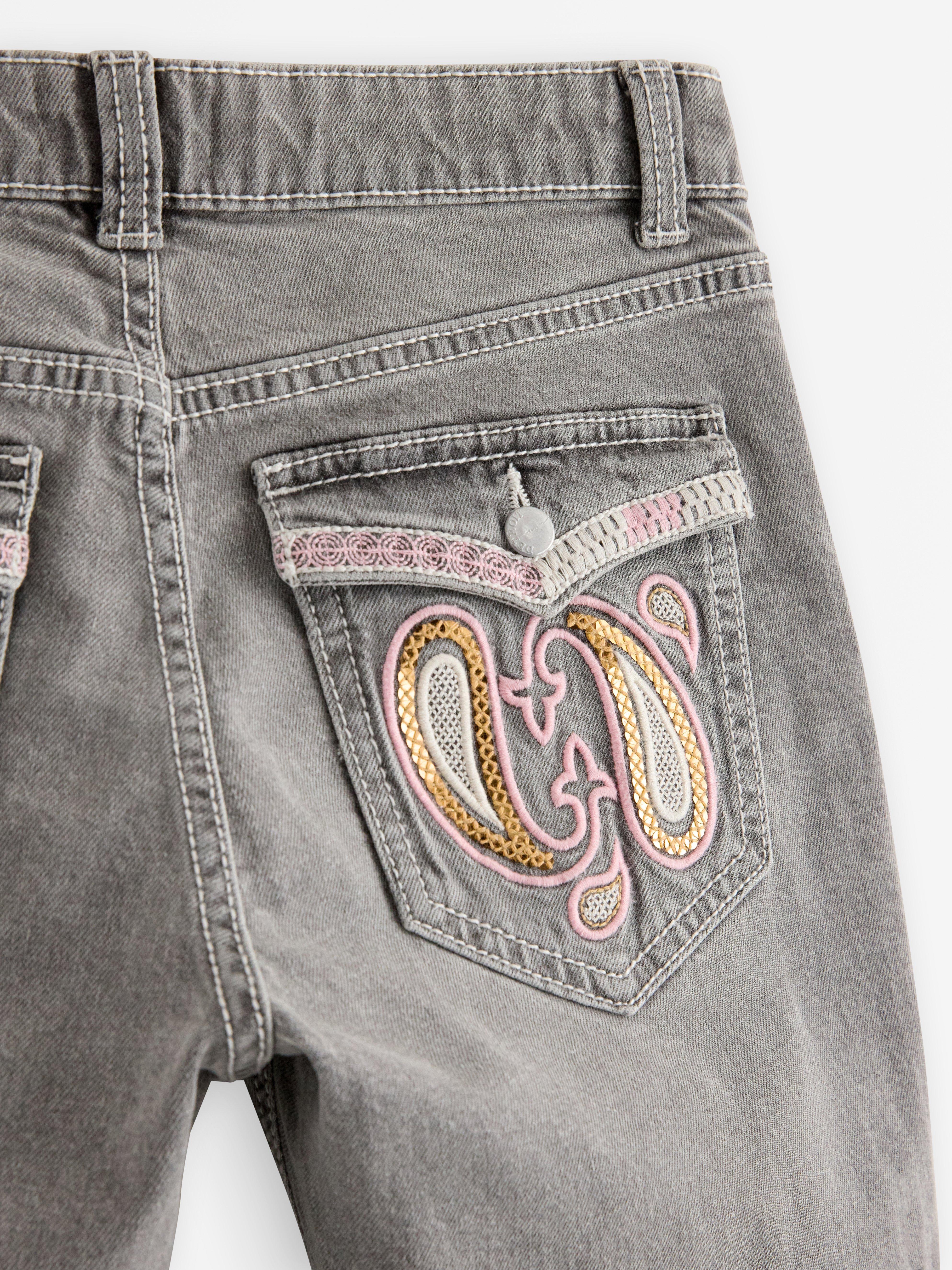 Jeans - Barn - Grå