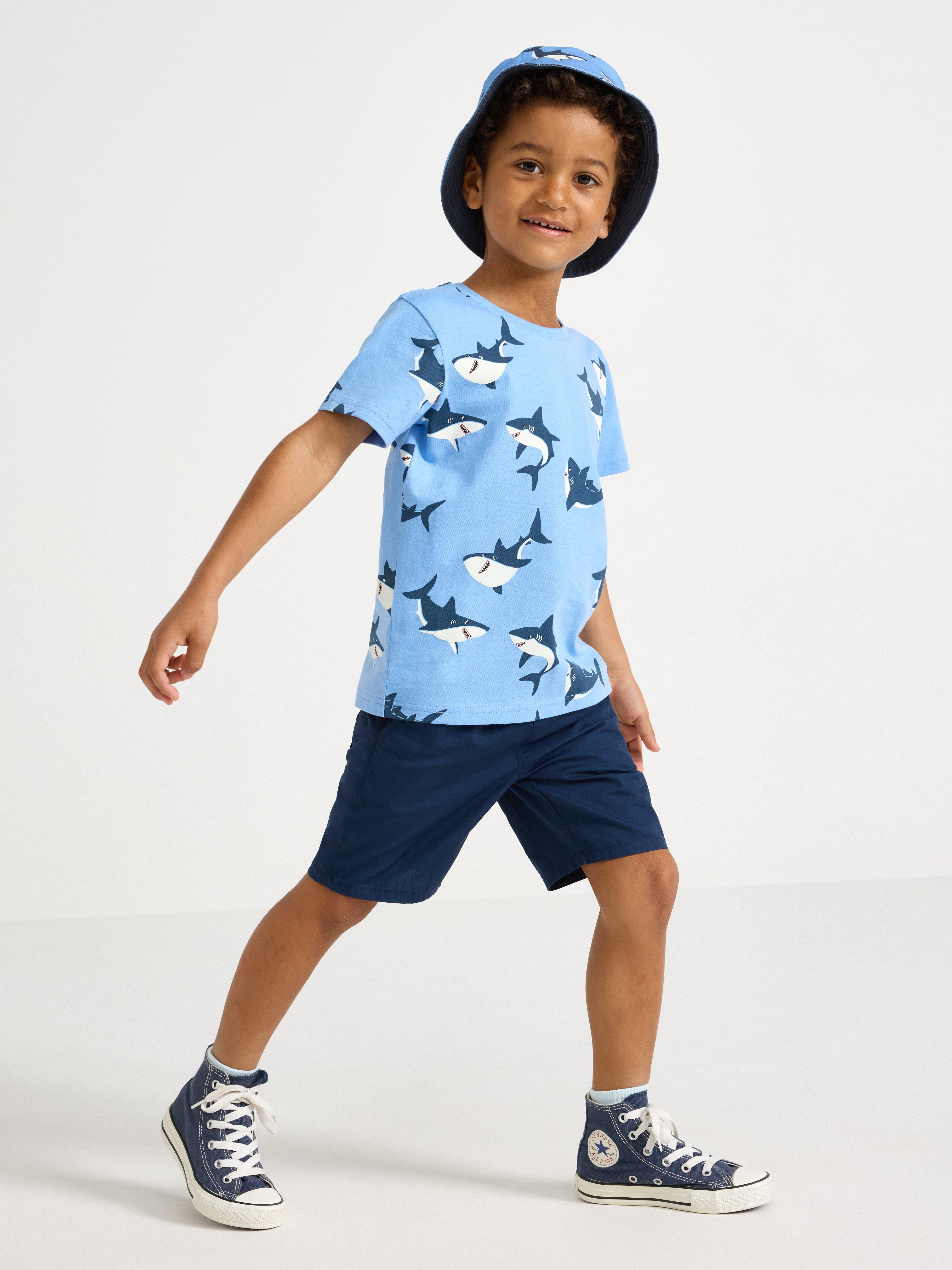 Shorts - Børn - Blå
