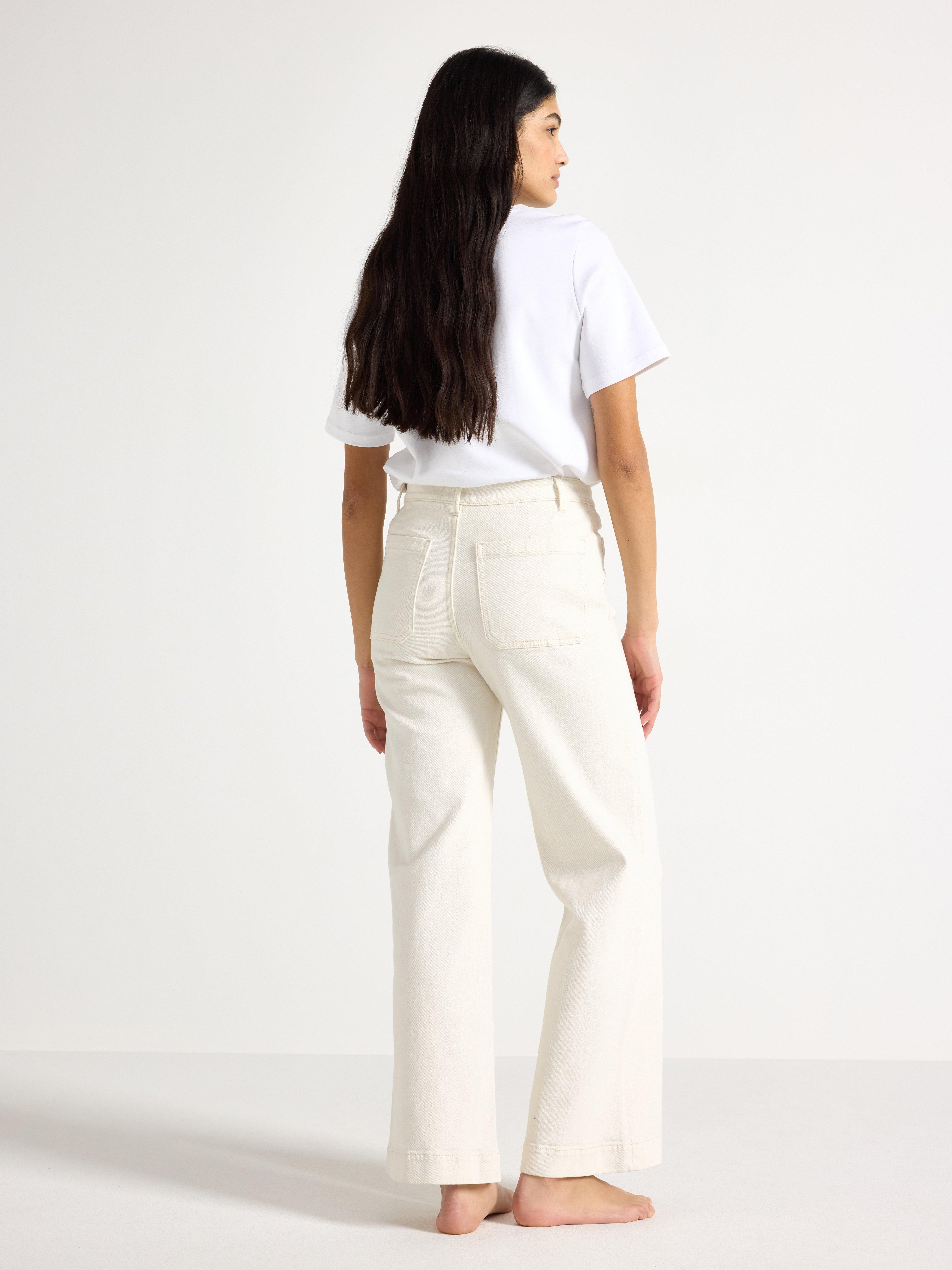 Jeans - Dame - Hvid