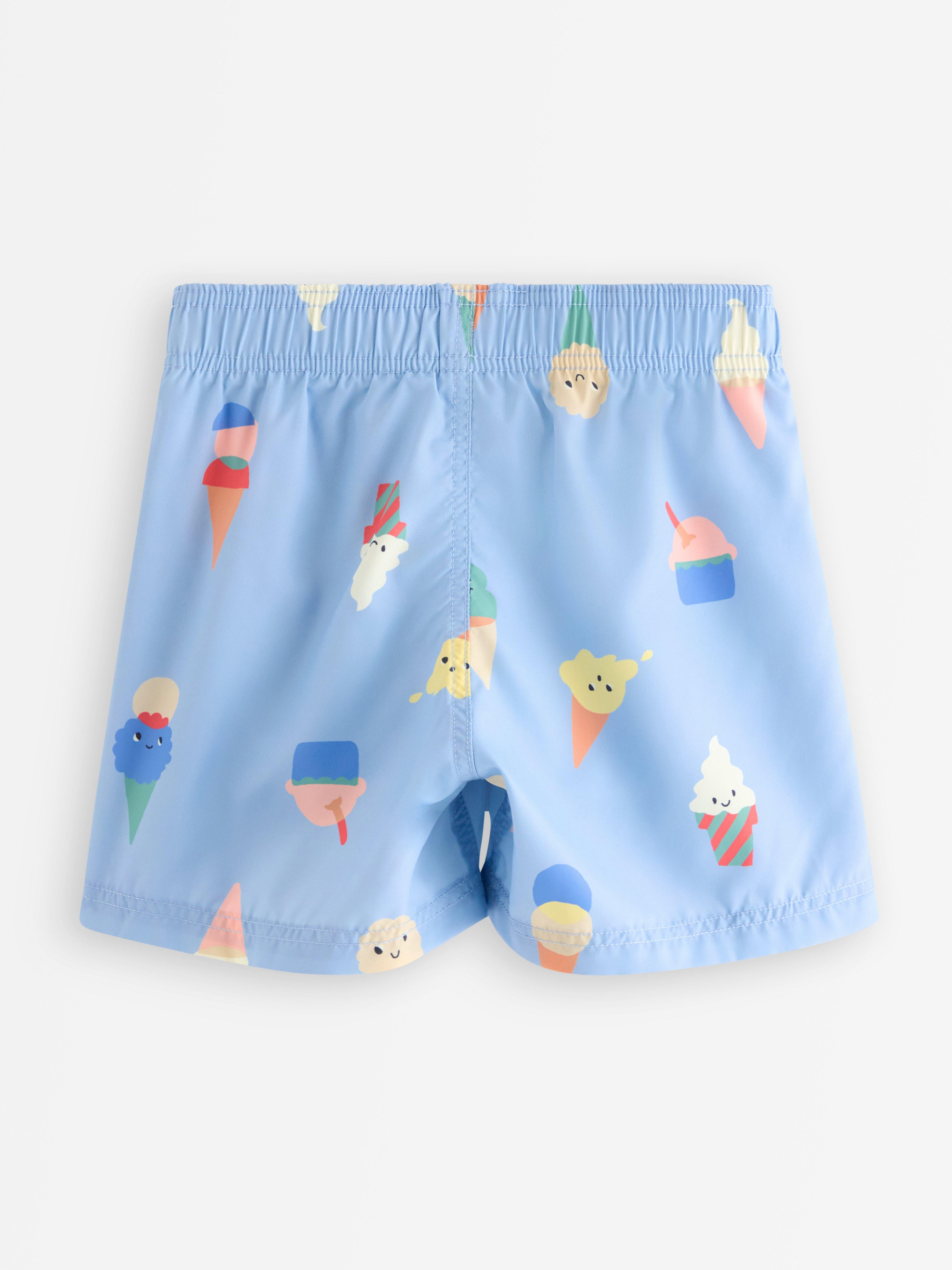 Badeshorts - Barn - Blå