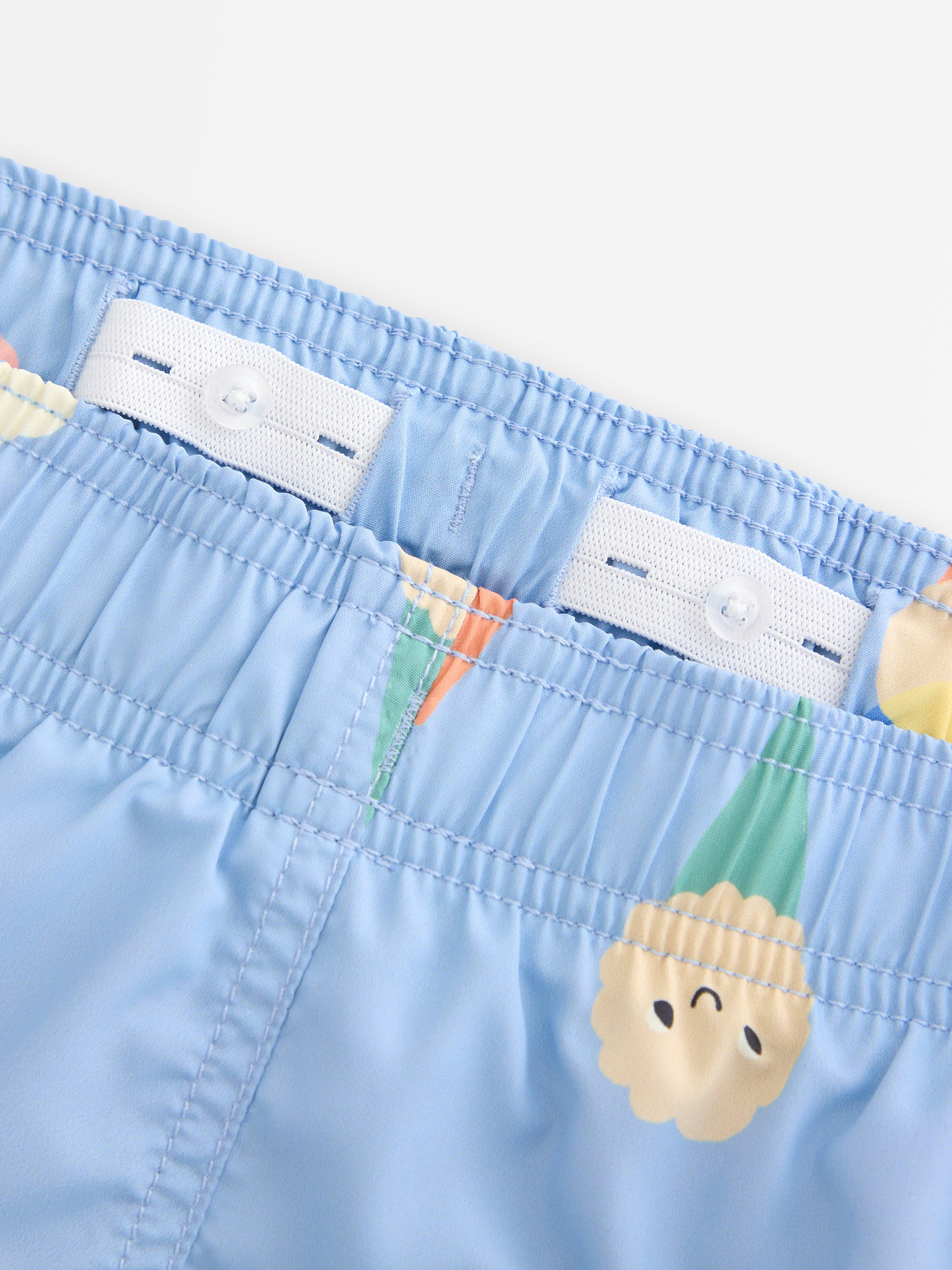 Badeshorts - Barn - Blå