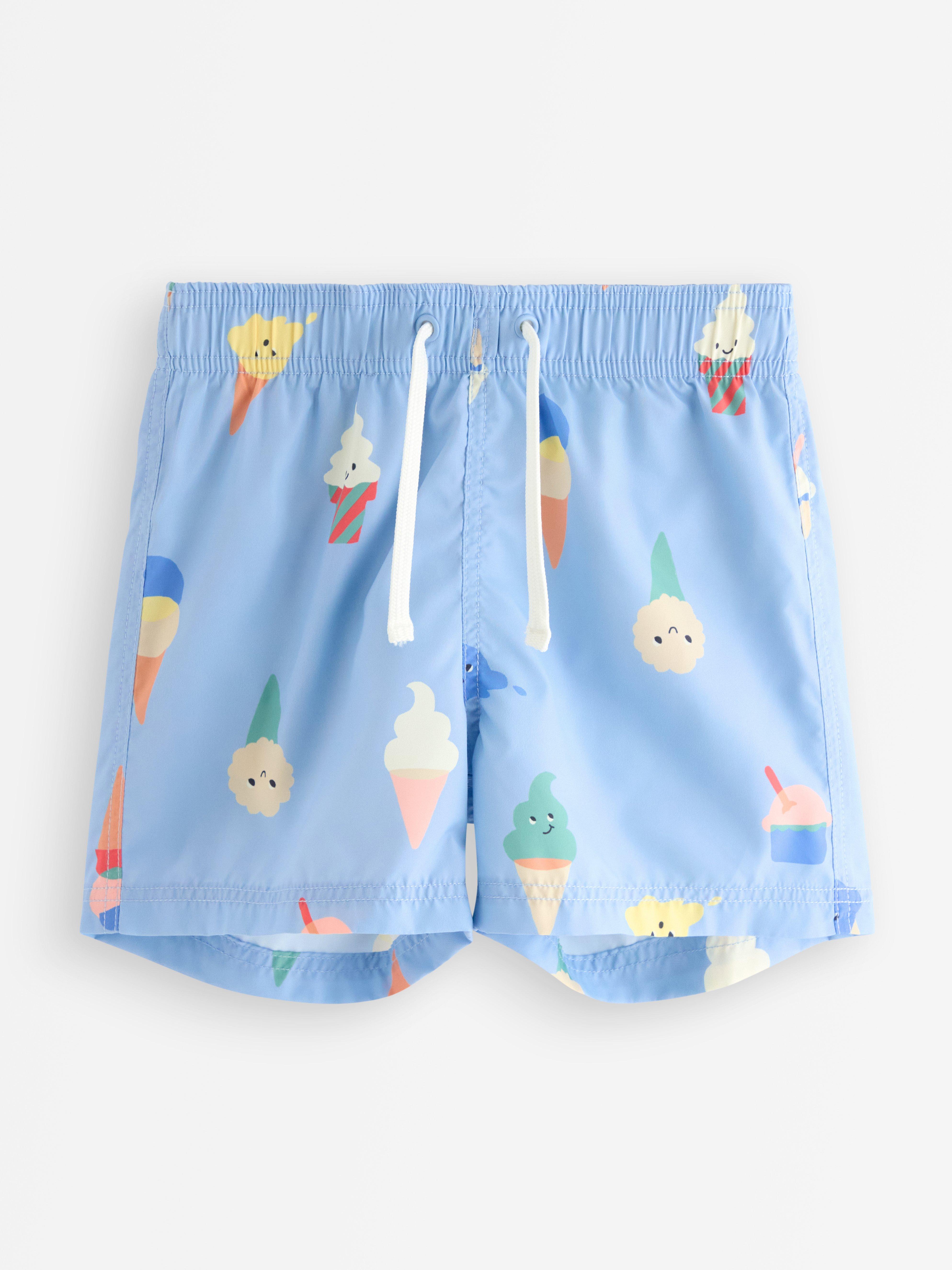 Badeshorts - Barn - Blå