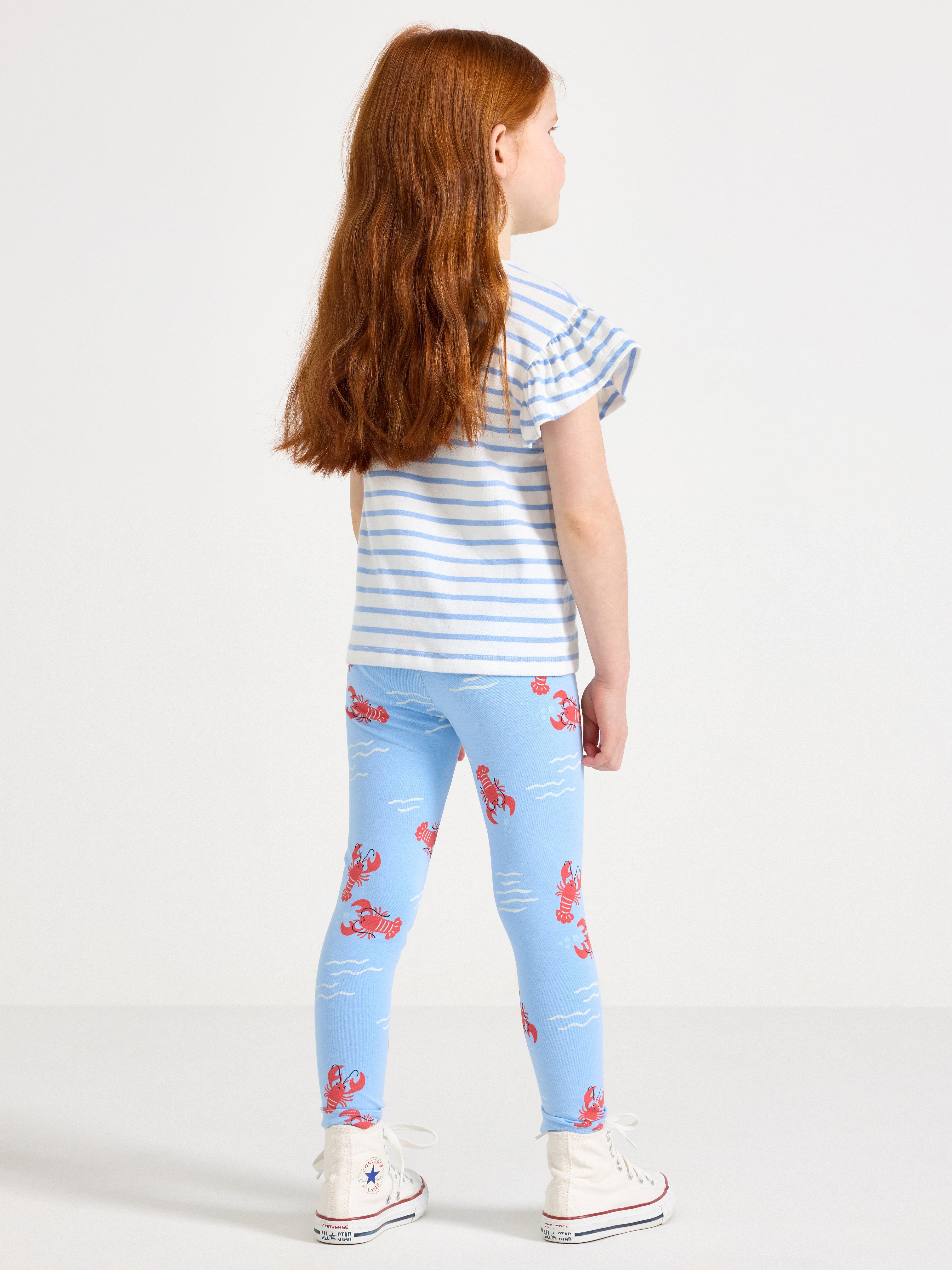 Leggings - Børn - Blå