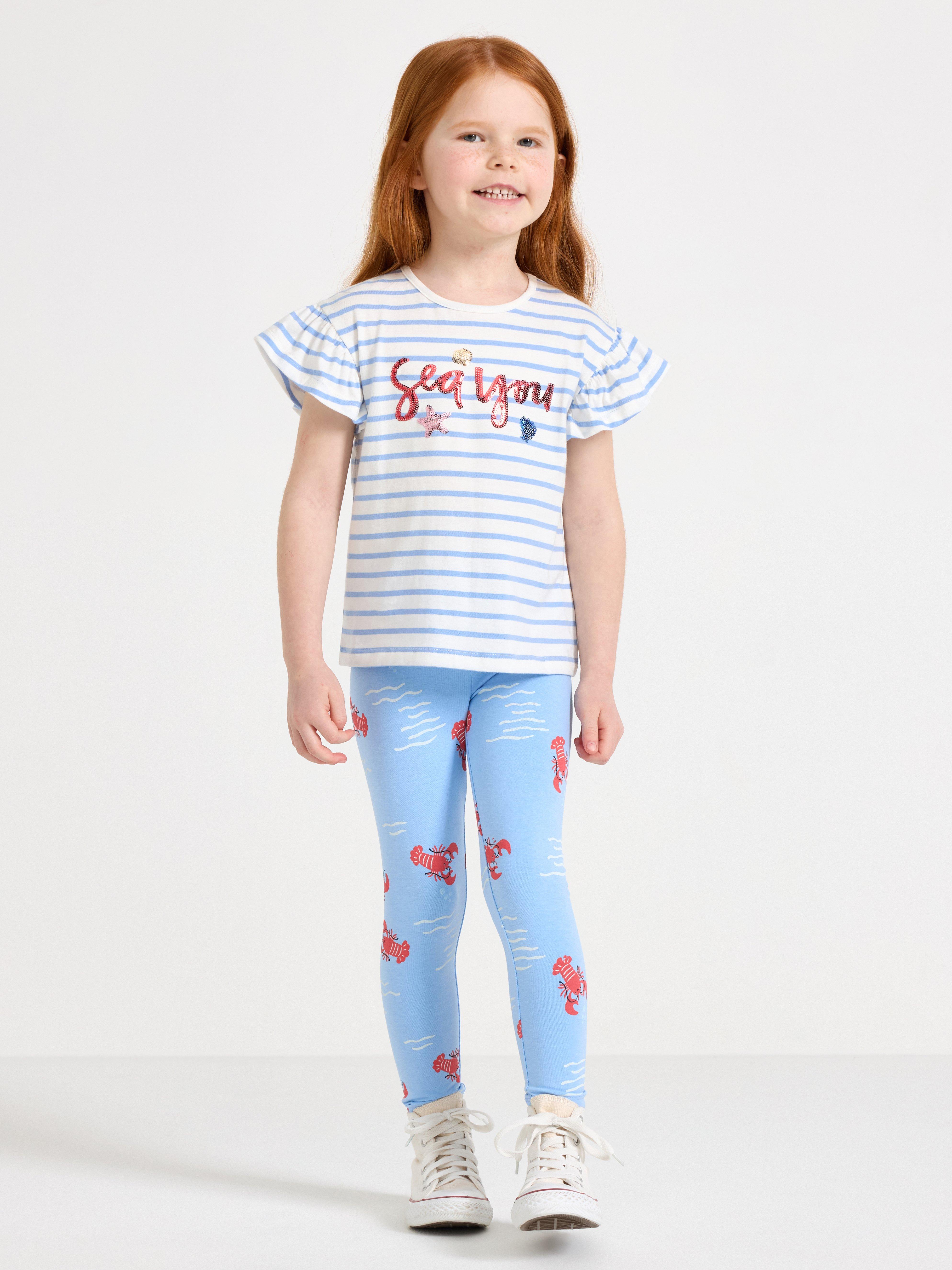 Leggings - Børn - Blå