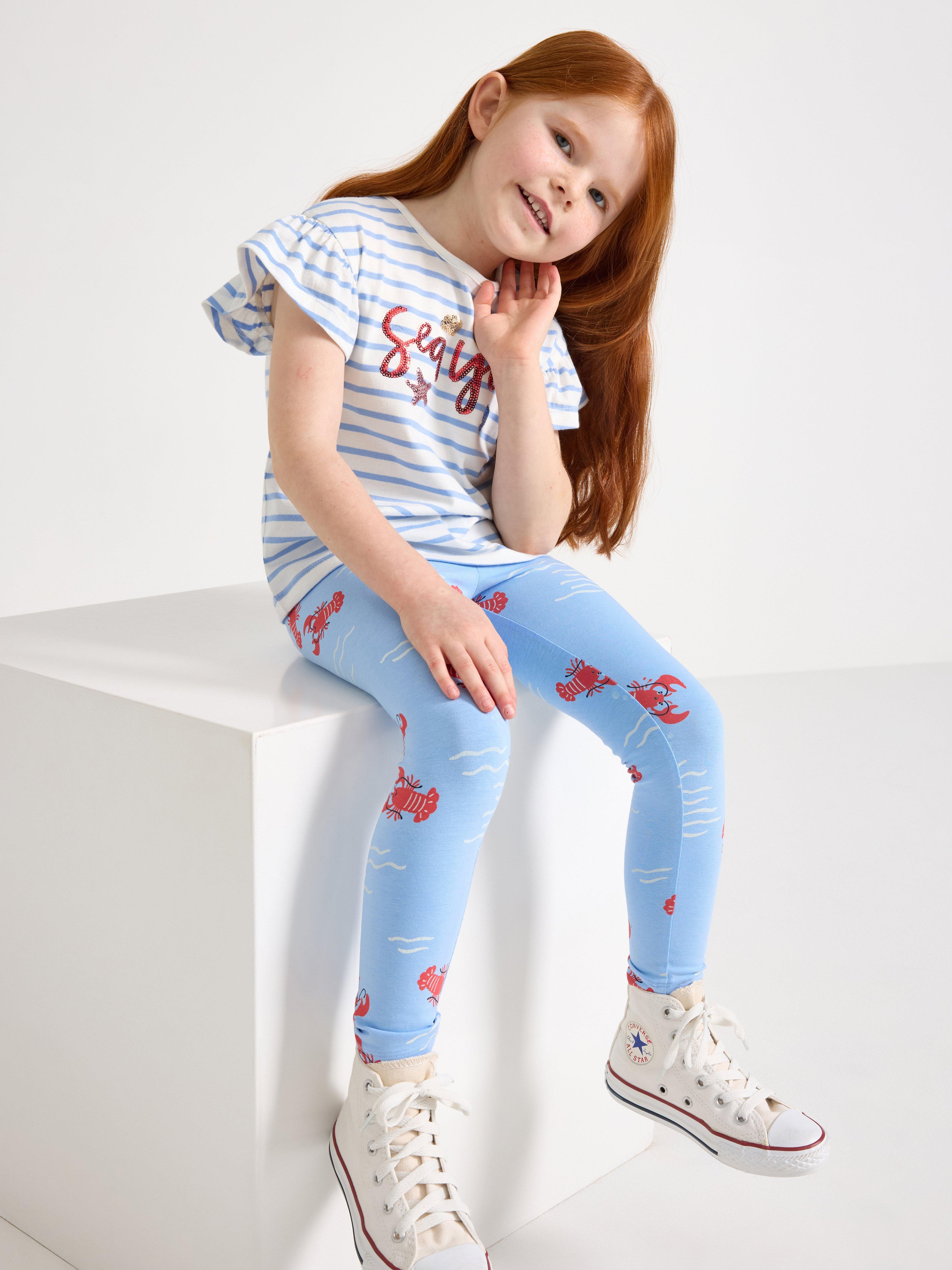 Leggings - Barn - Blå