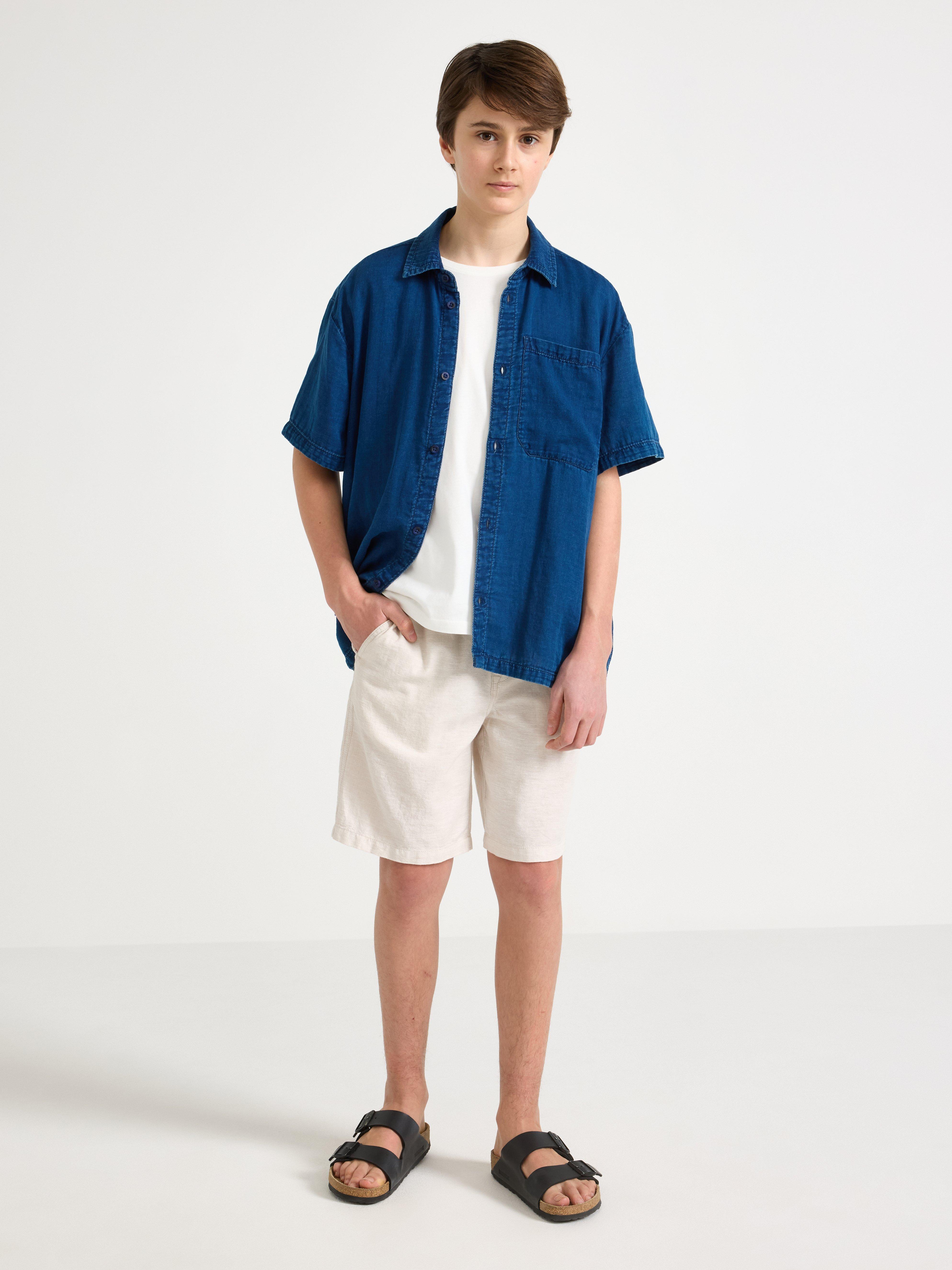 Shorts - Barn - Grå