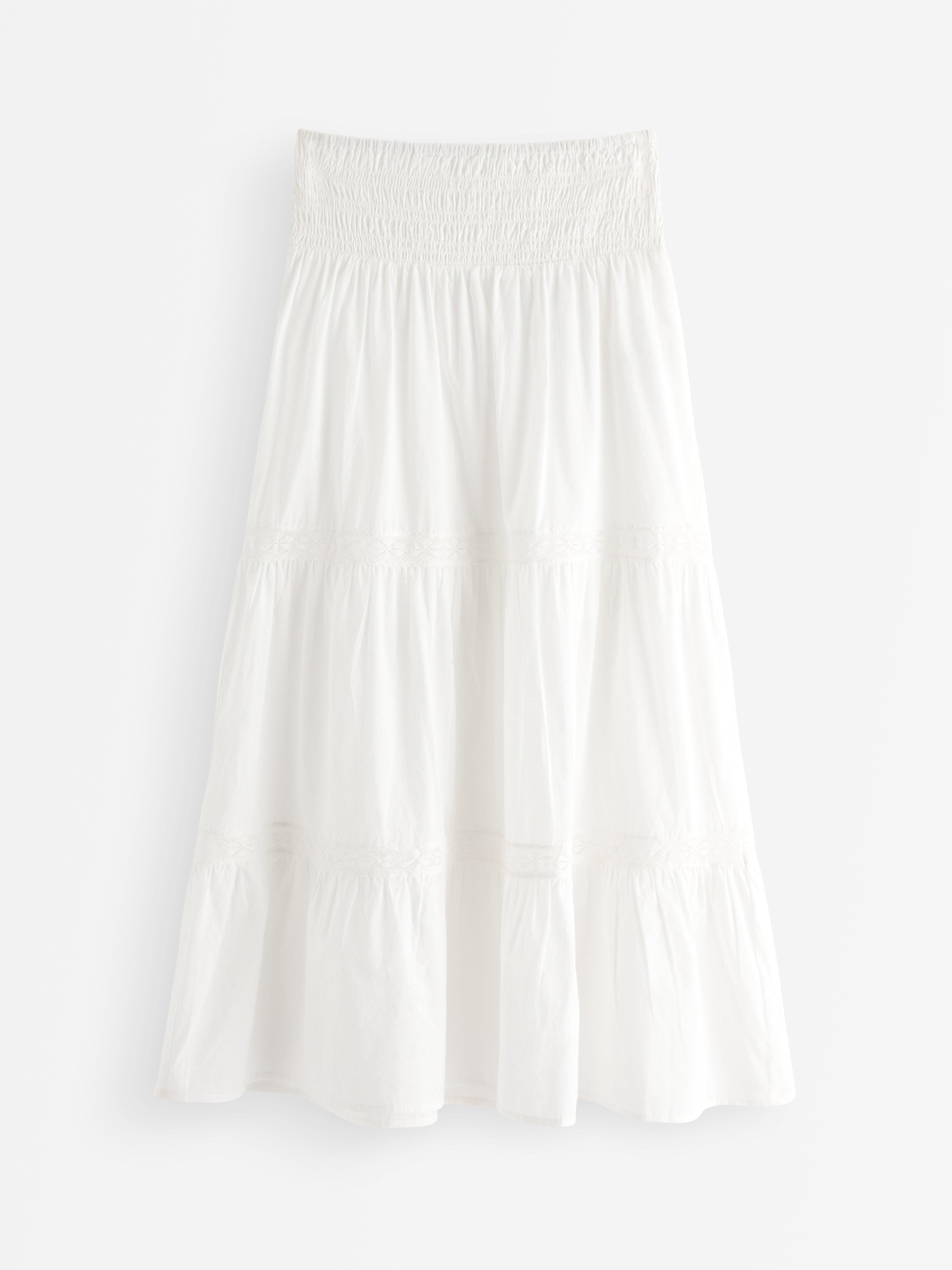 Maxi Skirt - Kids Wear - White