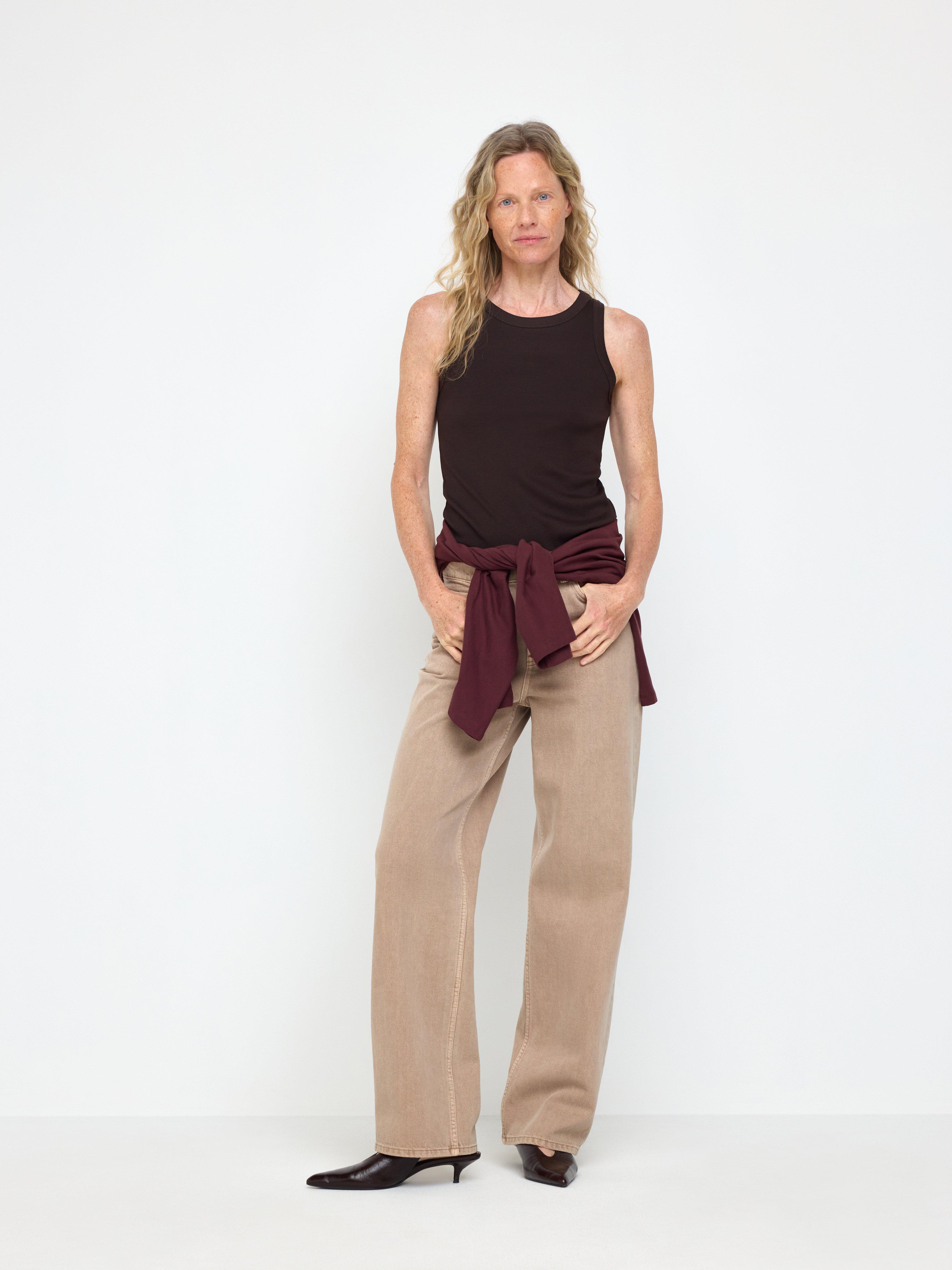 Topp - Dame - Brun