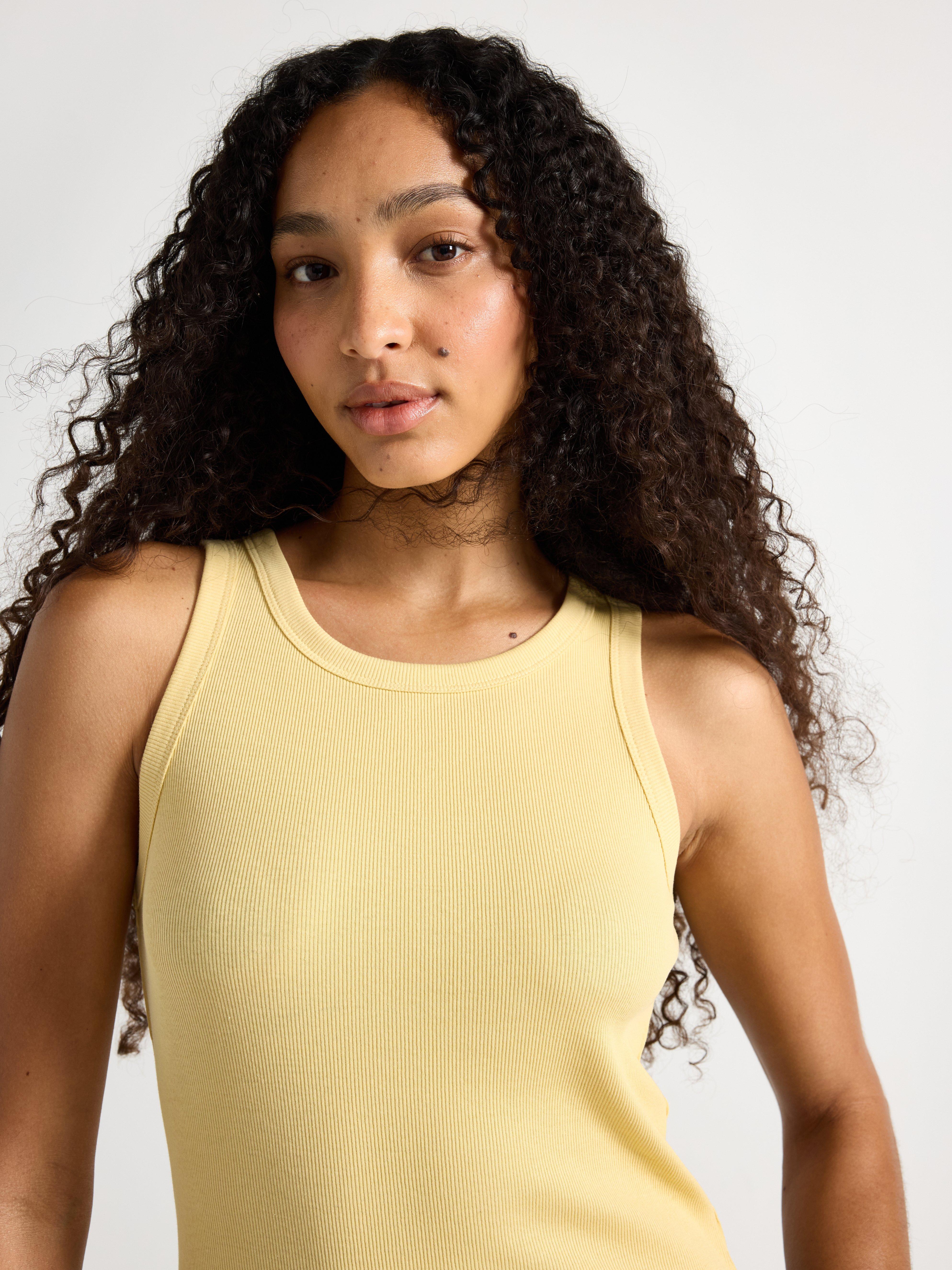 Tanktop - Dame - Gul
