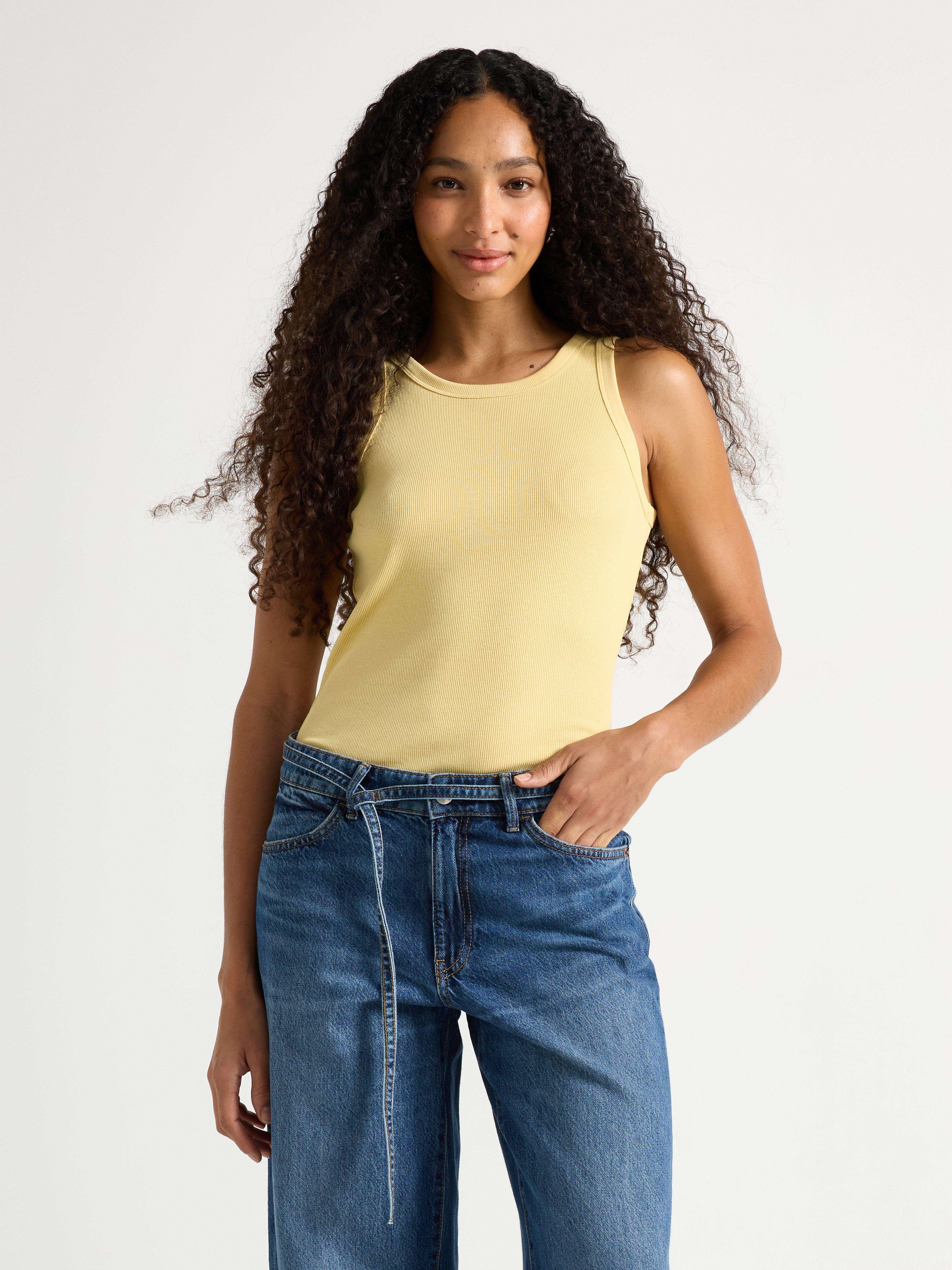 Tank Top - Womens Wear - Yellow